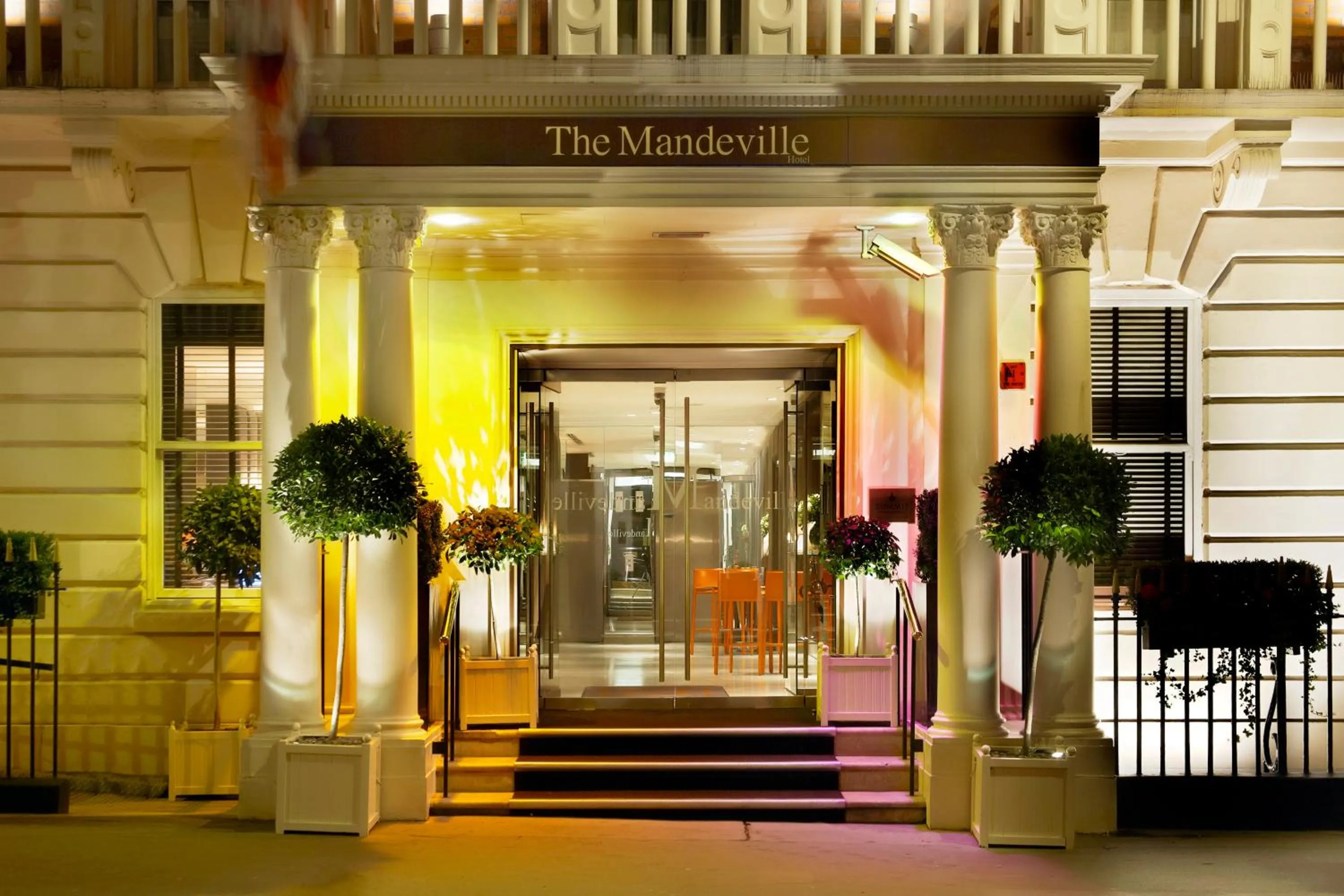 Facade/entrance in The Mandeville Hotel
