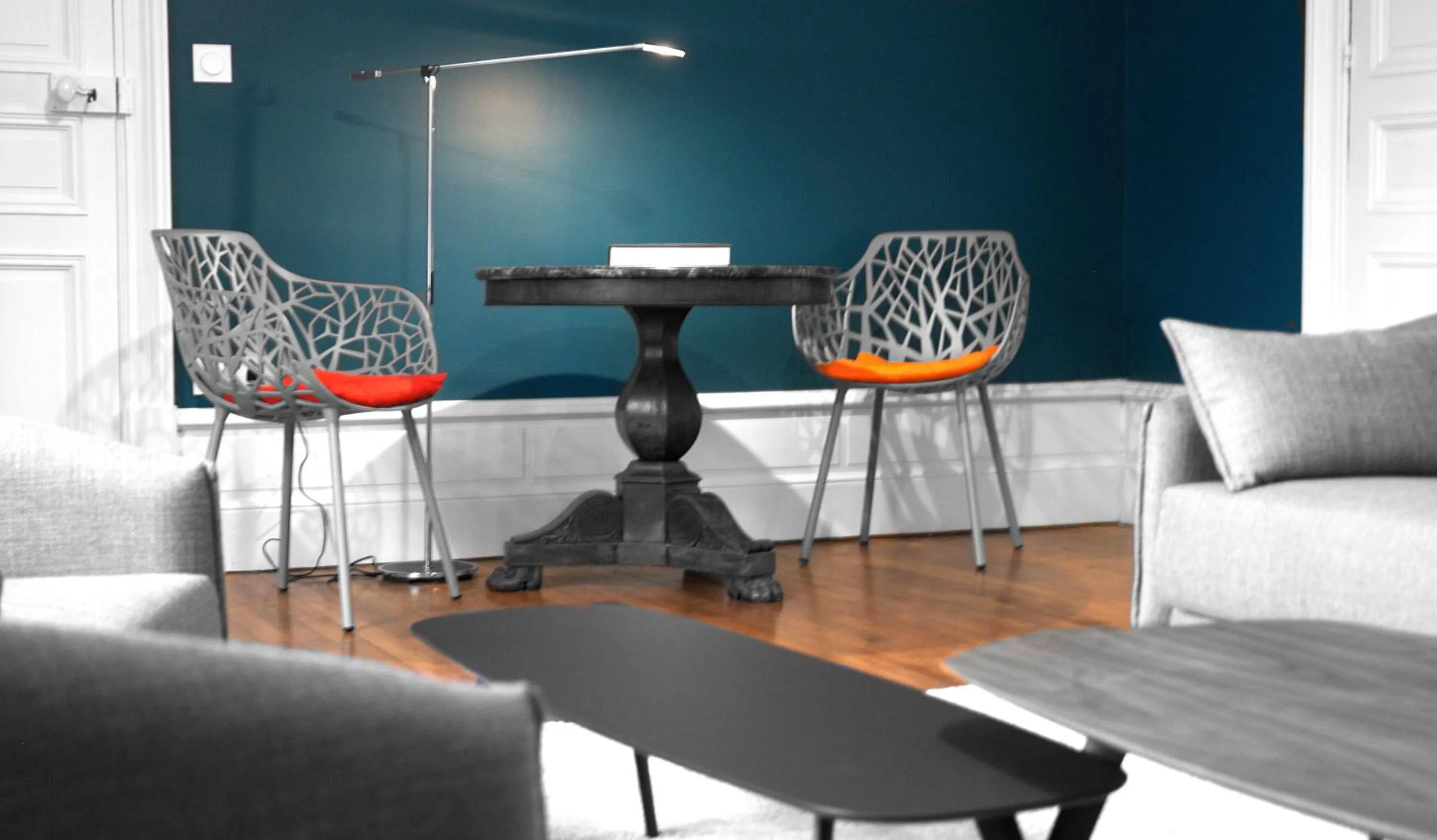 Communal lounge/ TV room in Les Demeures de Valette