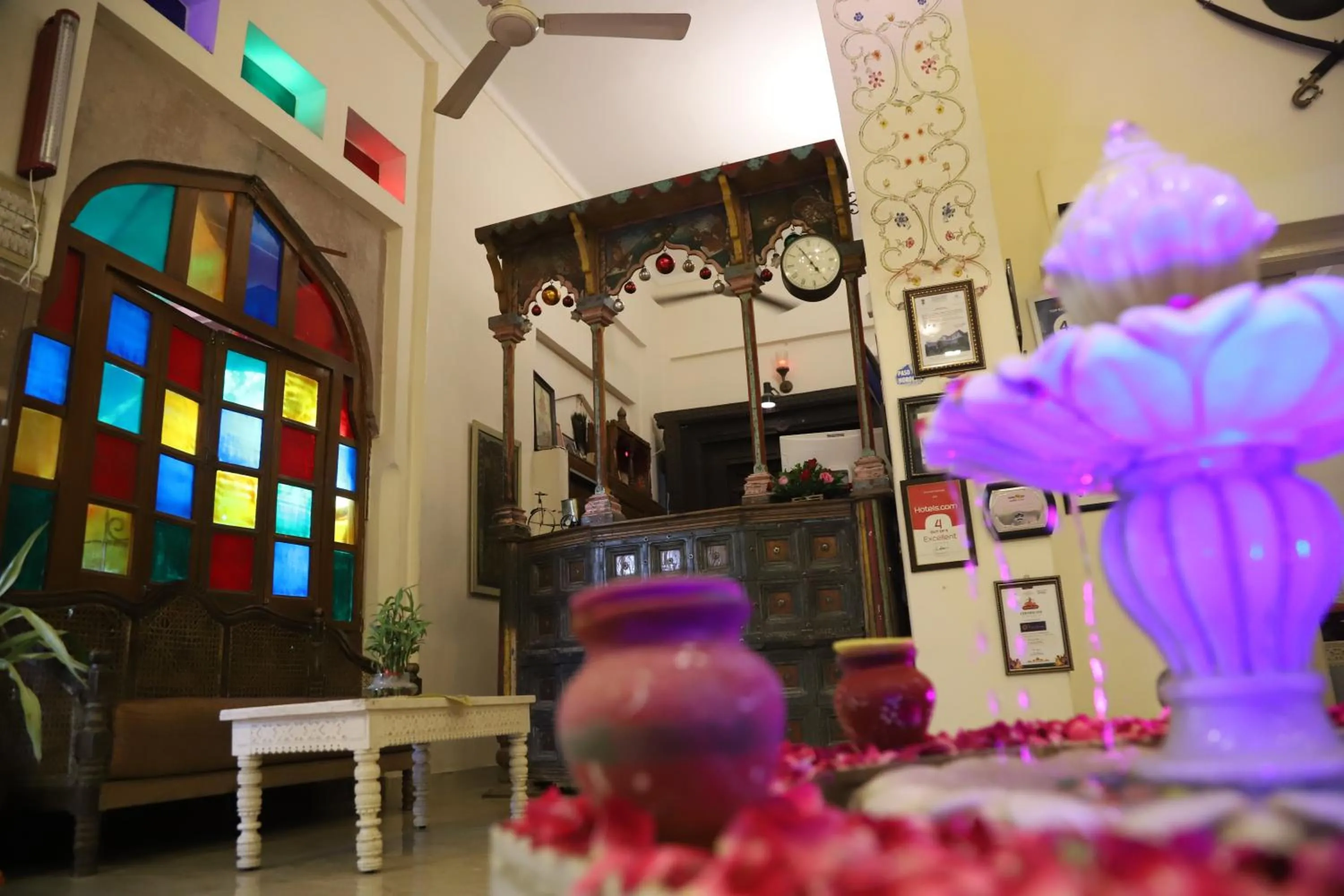 Lobby or reception in The Kothi Heritage