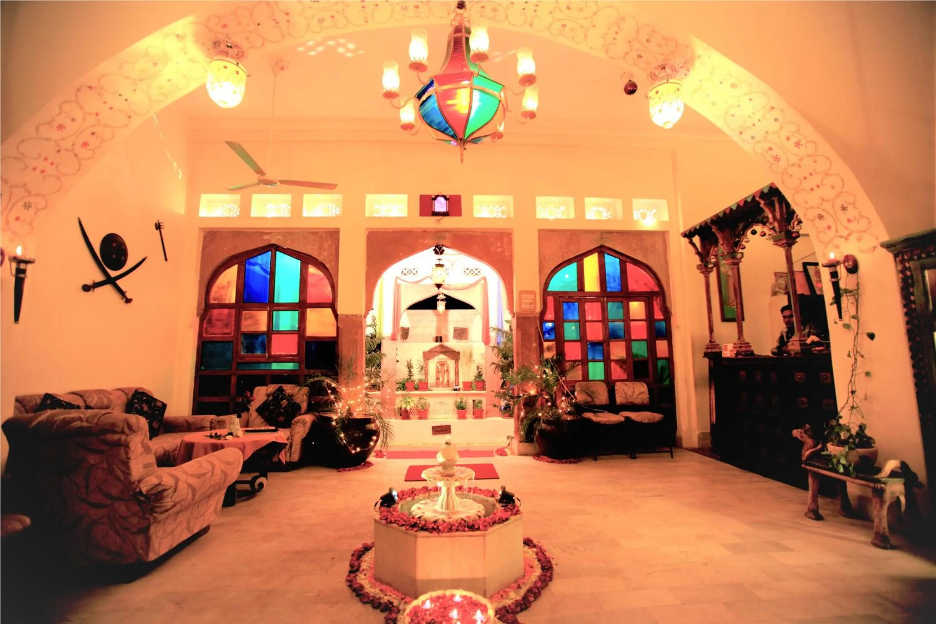 Lobby or reception in The Kothi Heritage