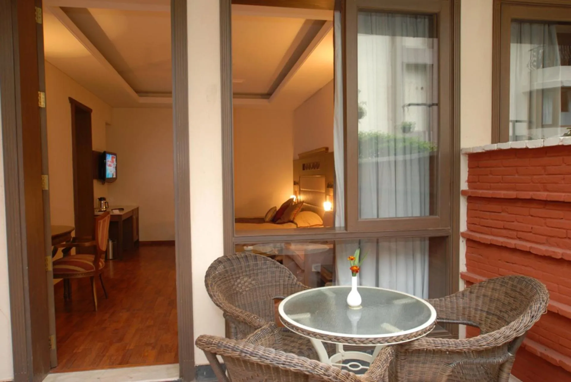 Seating area in Vikram Vintage Inn