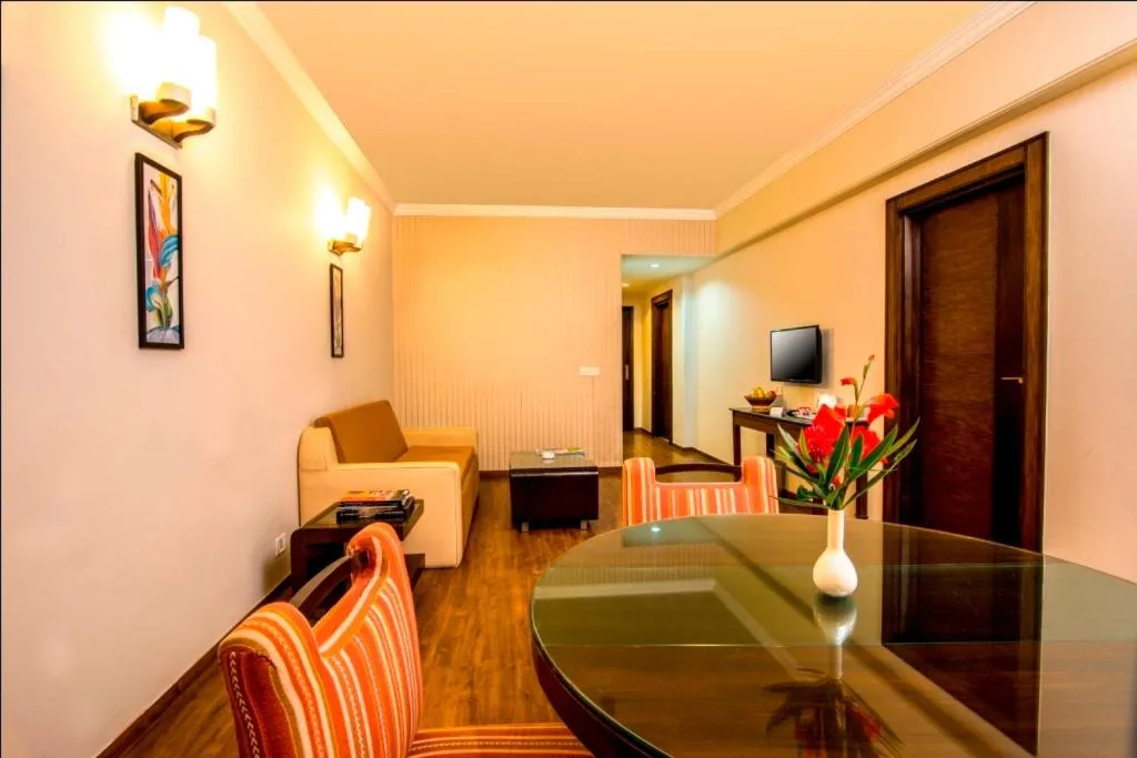 Seating area in Vikram Vintage Inn