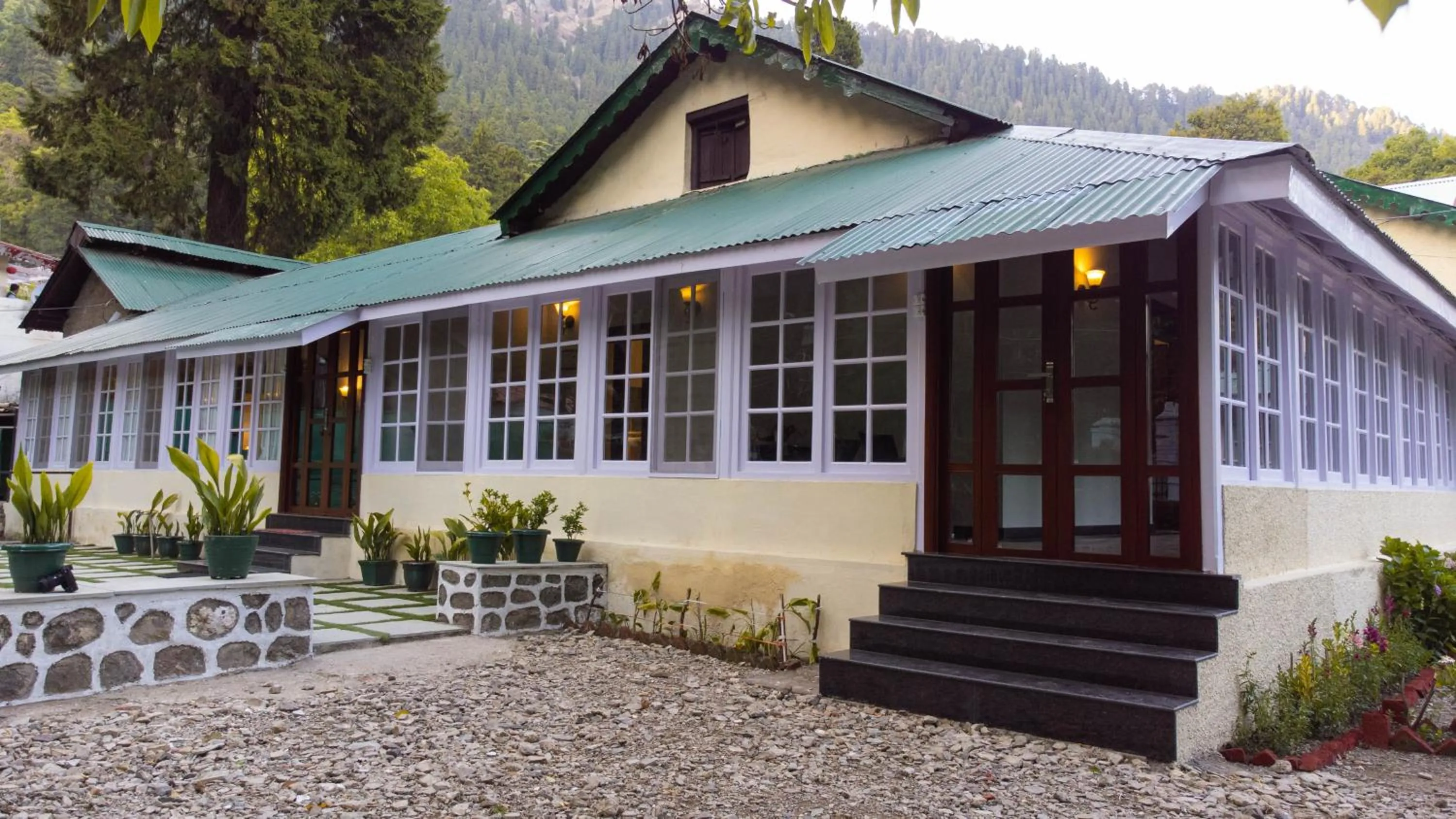 Garden view in Vikram Vintage Inn