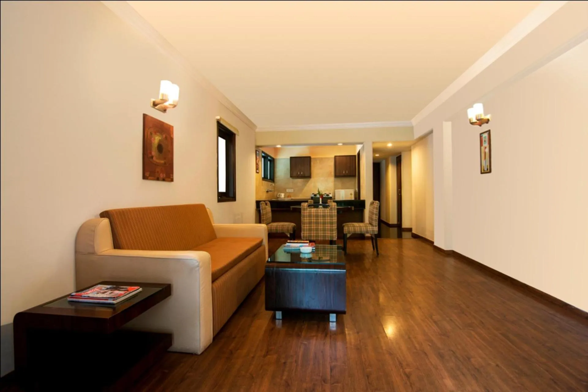 Seating area in Vikram Vintage Inn