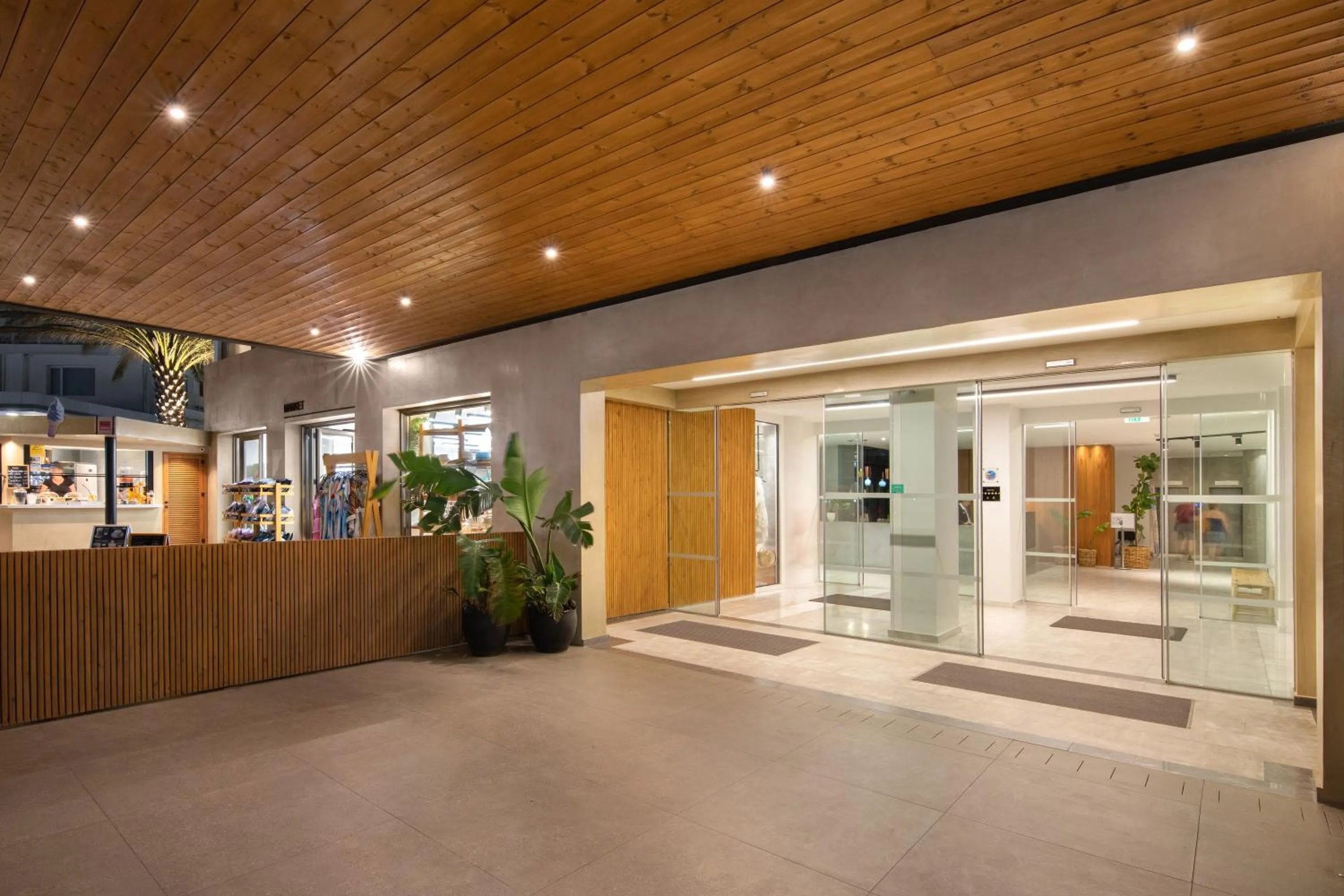 Facade/entrance in Blue Sky City Beach Hotel