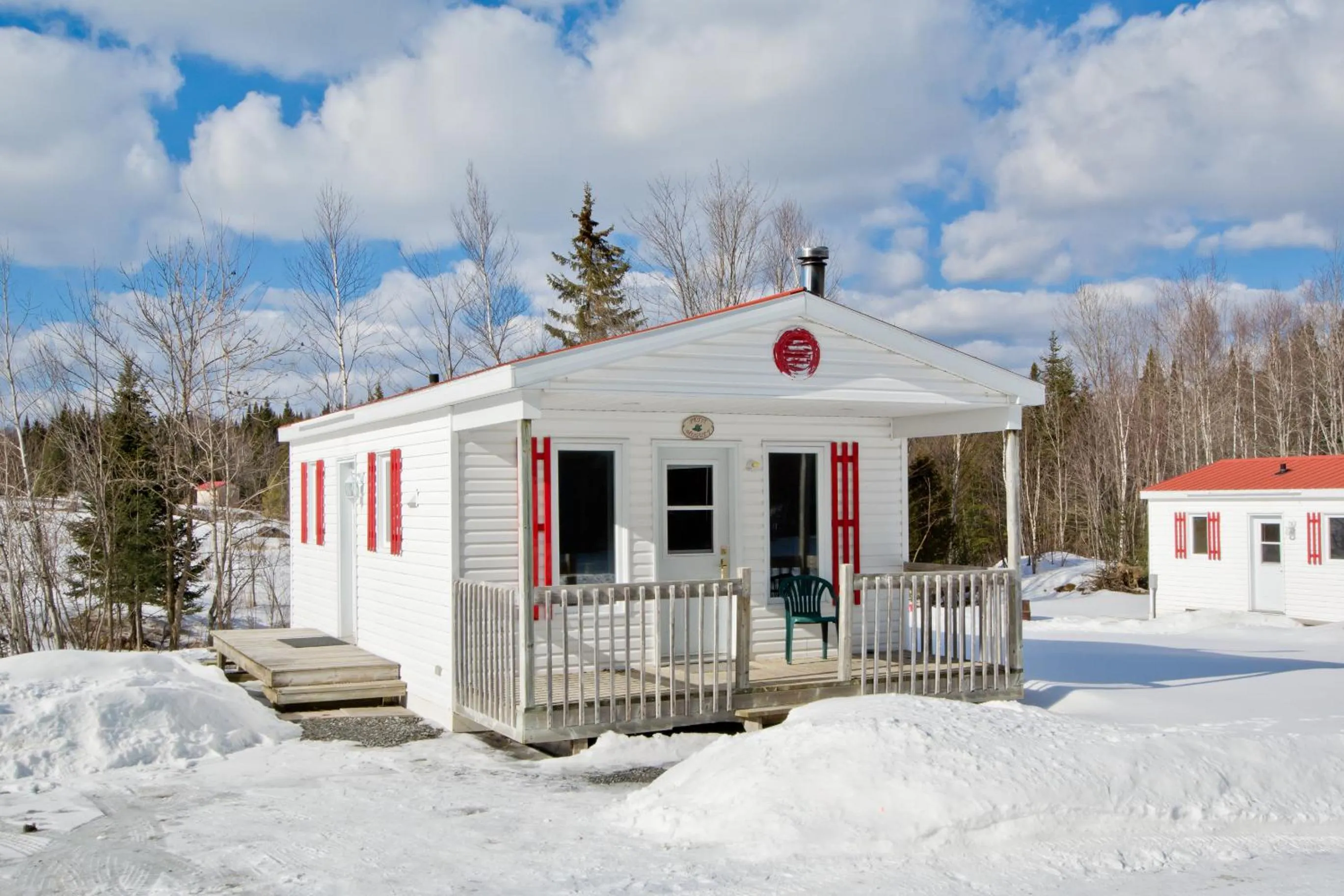 Facade/entrance in Camping Chalets Spas Pignons Rouges