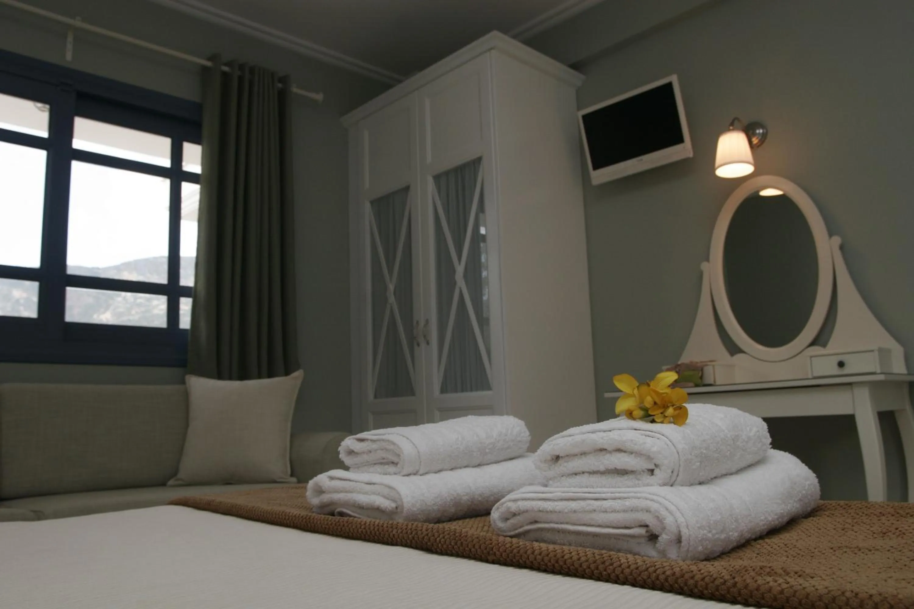 Bed in Boutique Hotel Iasmos