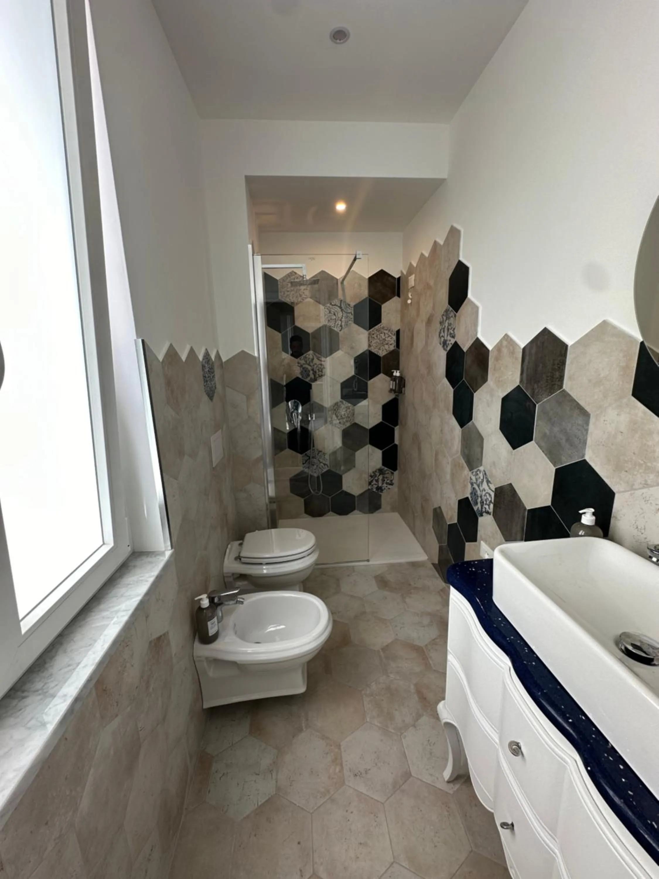 Shower in b&b Giorgia