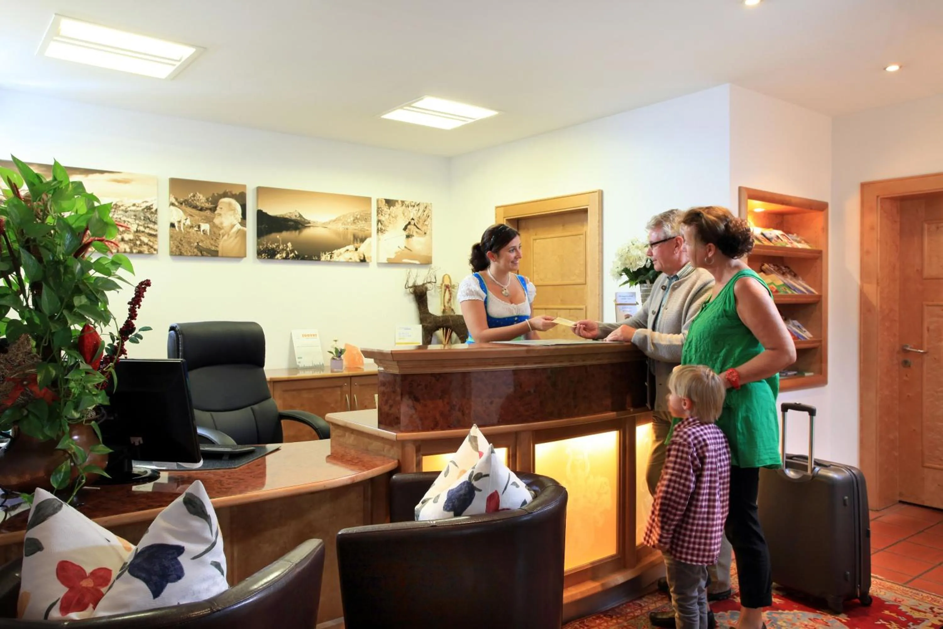 Lobby or reception in Hotel Glockenstuhl