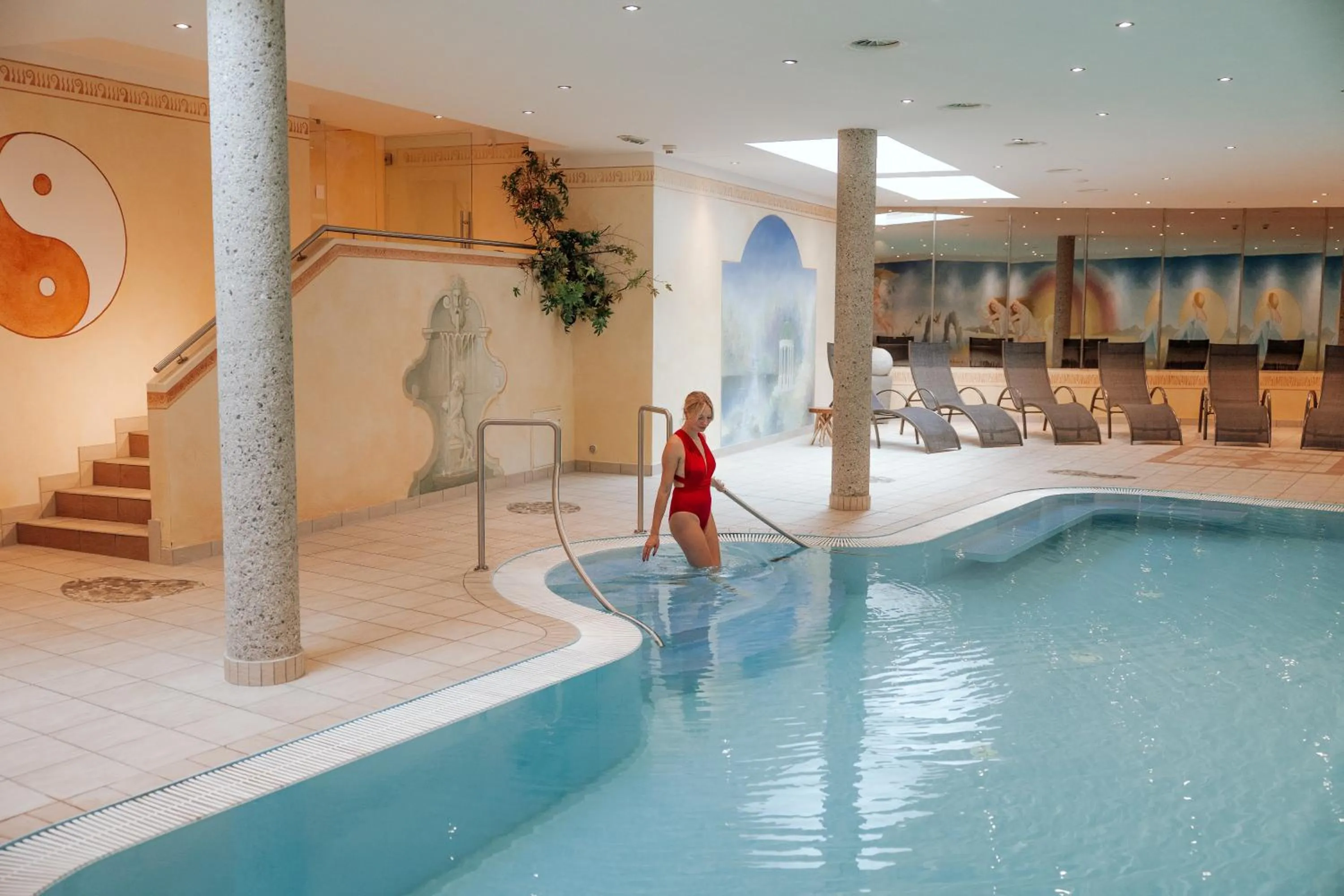 Swimming pool in Hotel Glockenstuhl