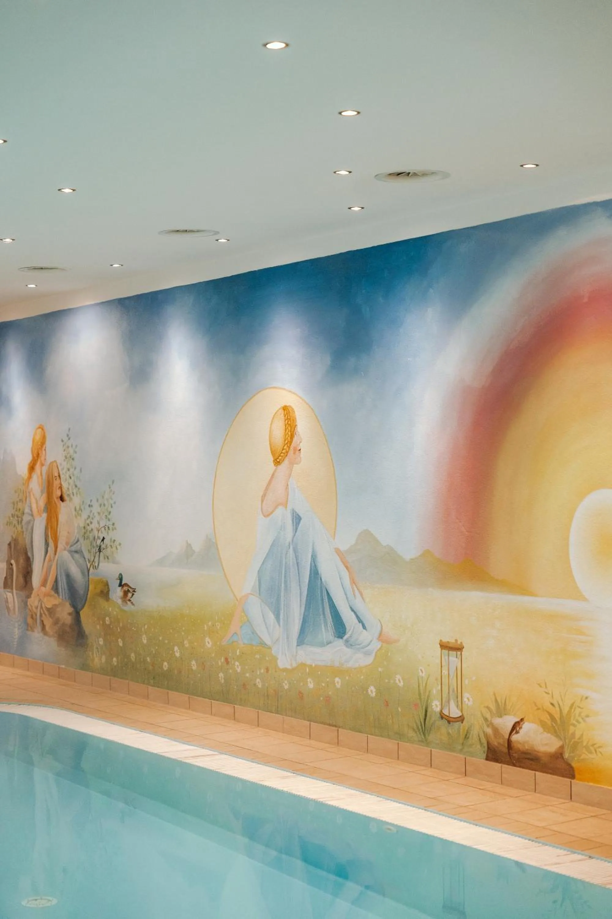 Swimming pool in Hotel Glockenstuhl