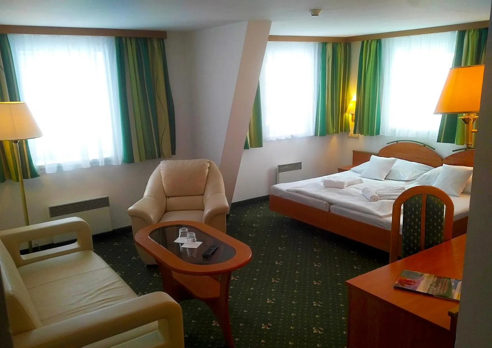 Bed in Hotel Spindlerova Bouda