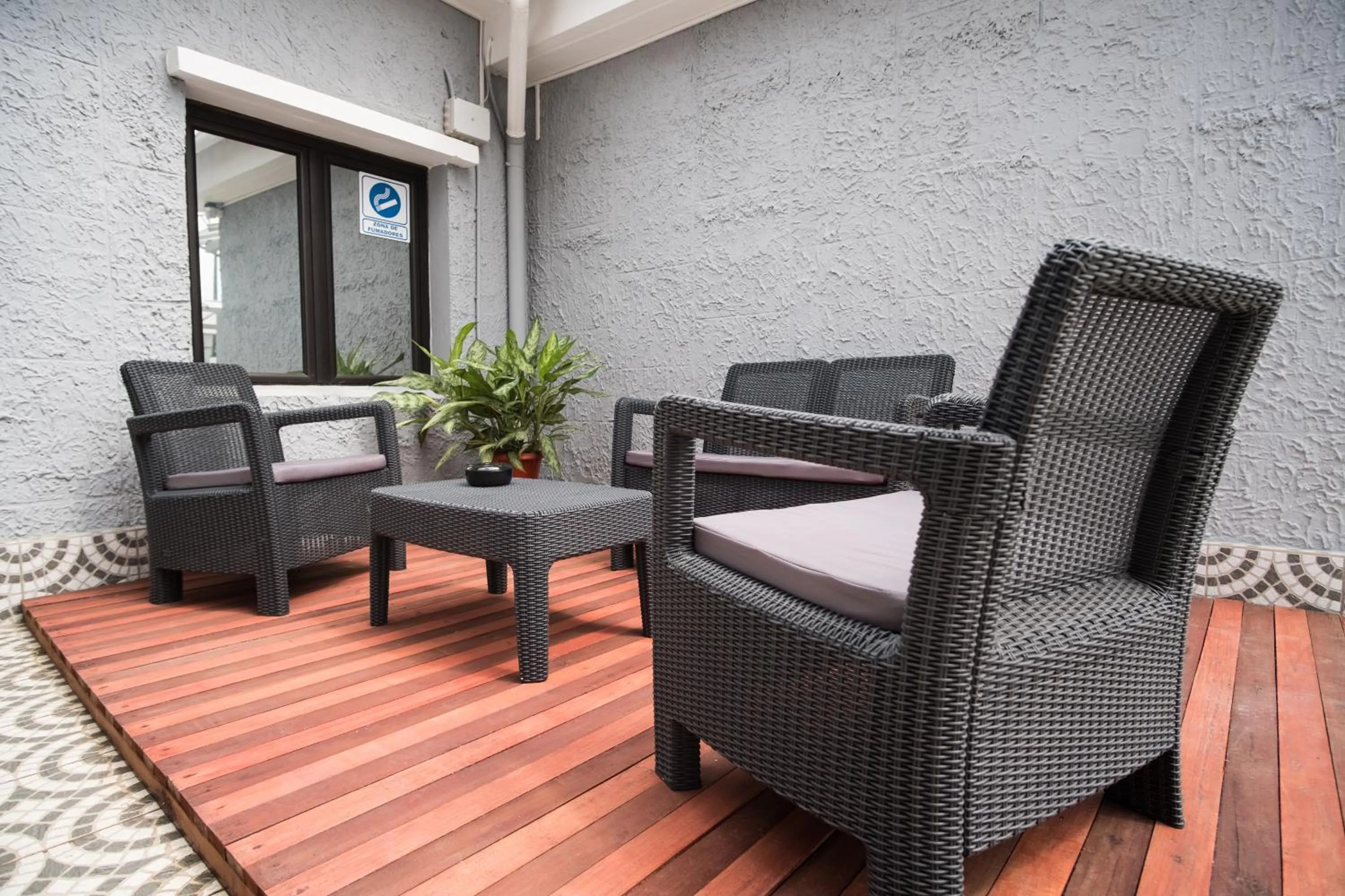 Patio in SH Boutique Hotel