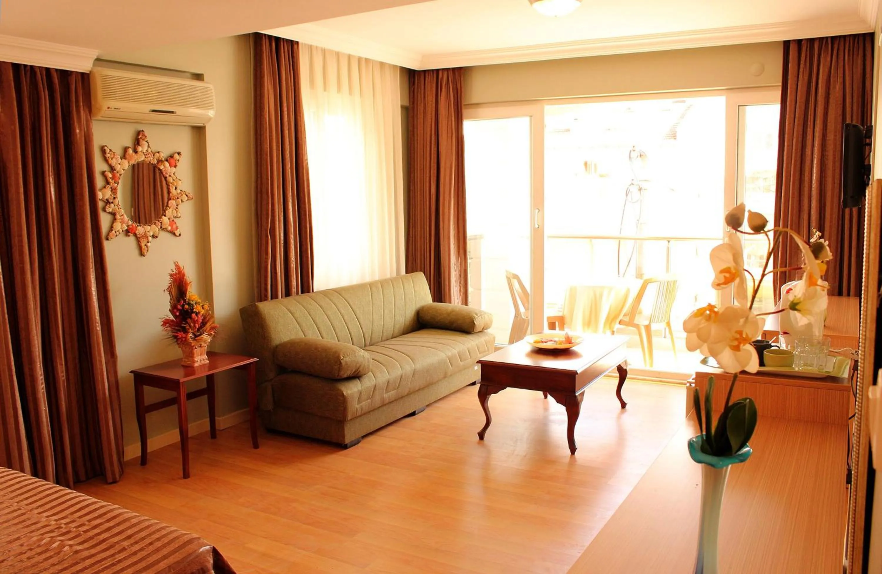 Seating area in Hotel Dost