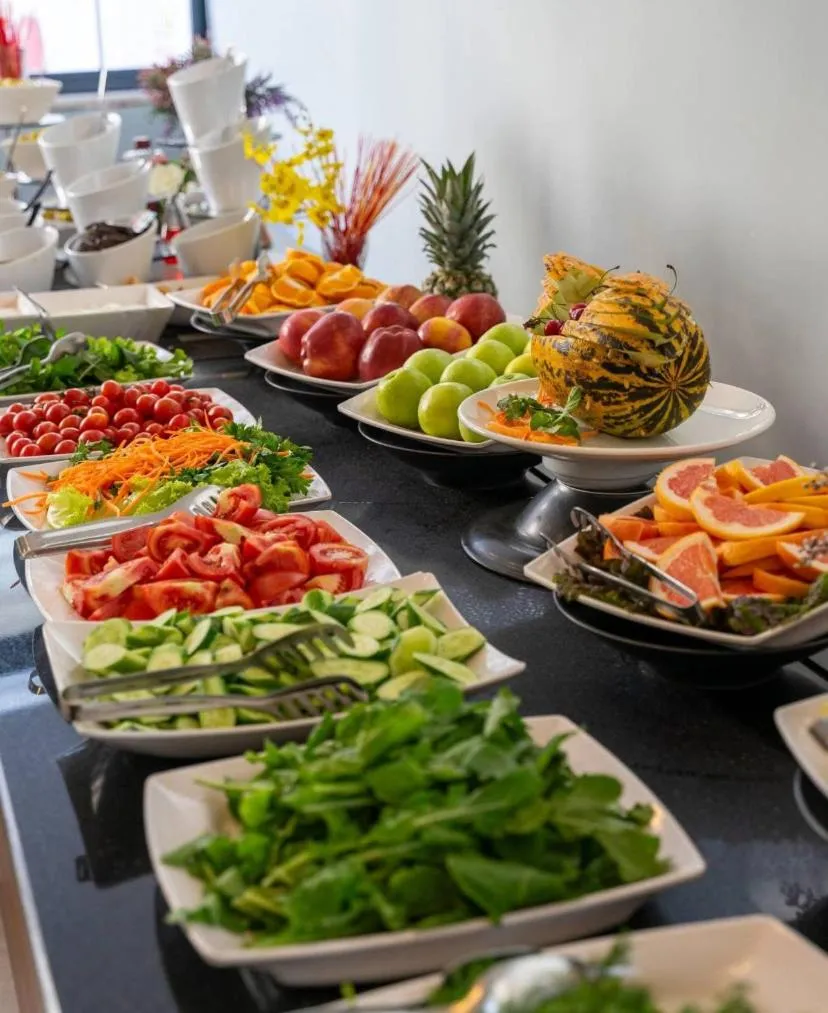 Buffet breakfast in Aurasia Beach Hotel