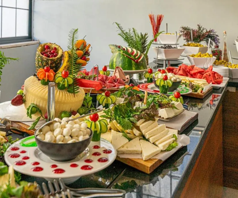 Buffet breakfast in Aurasia Beach Hotel