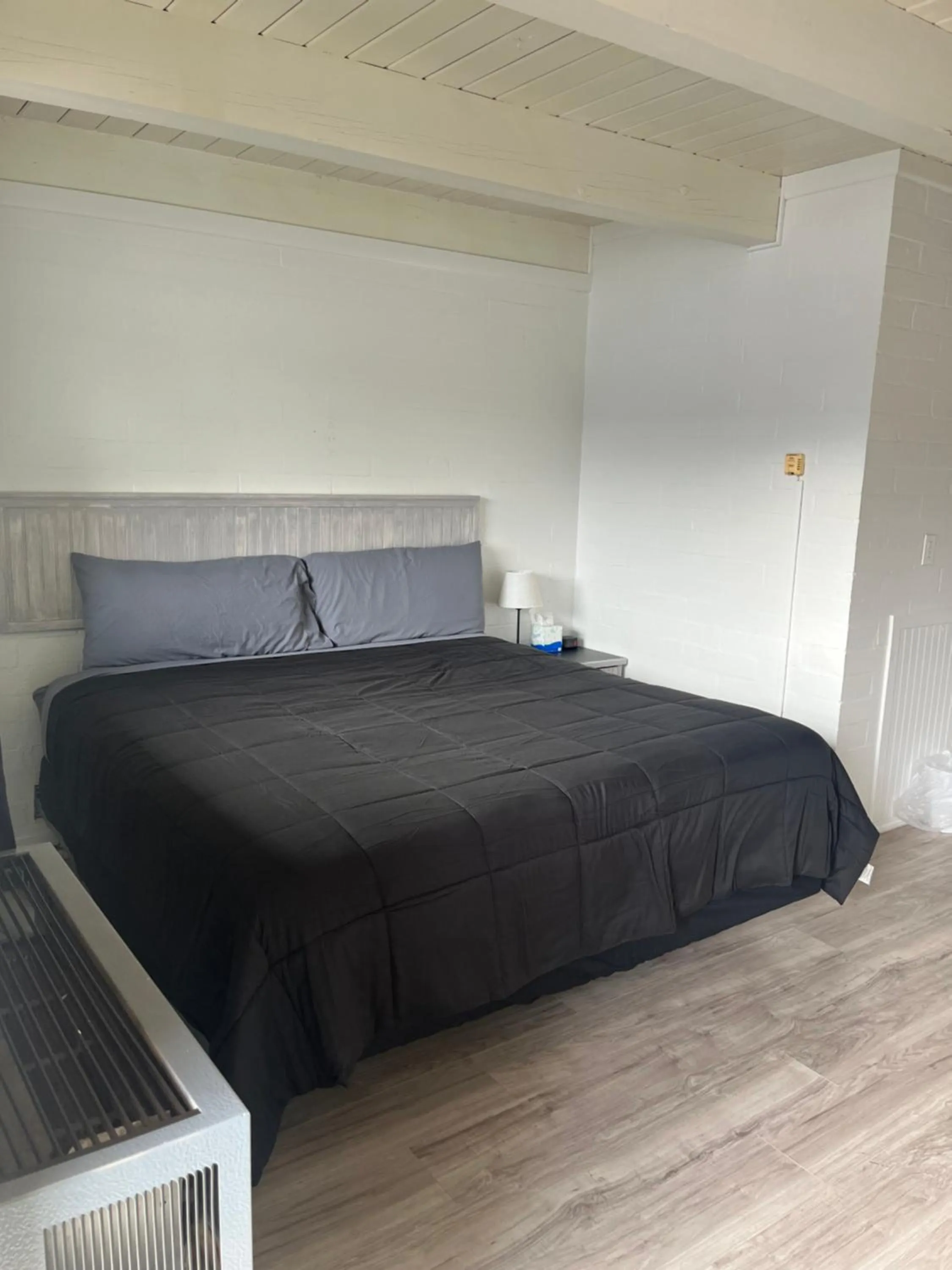 Bed in Thunderbird Motel