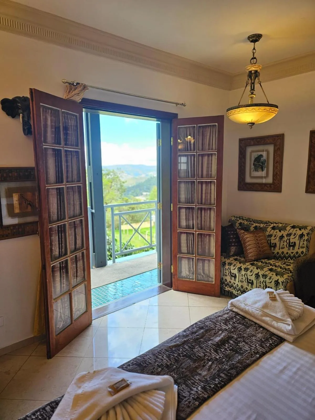 Natural landscape, Bed in Pousada de Charme Vila Natal