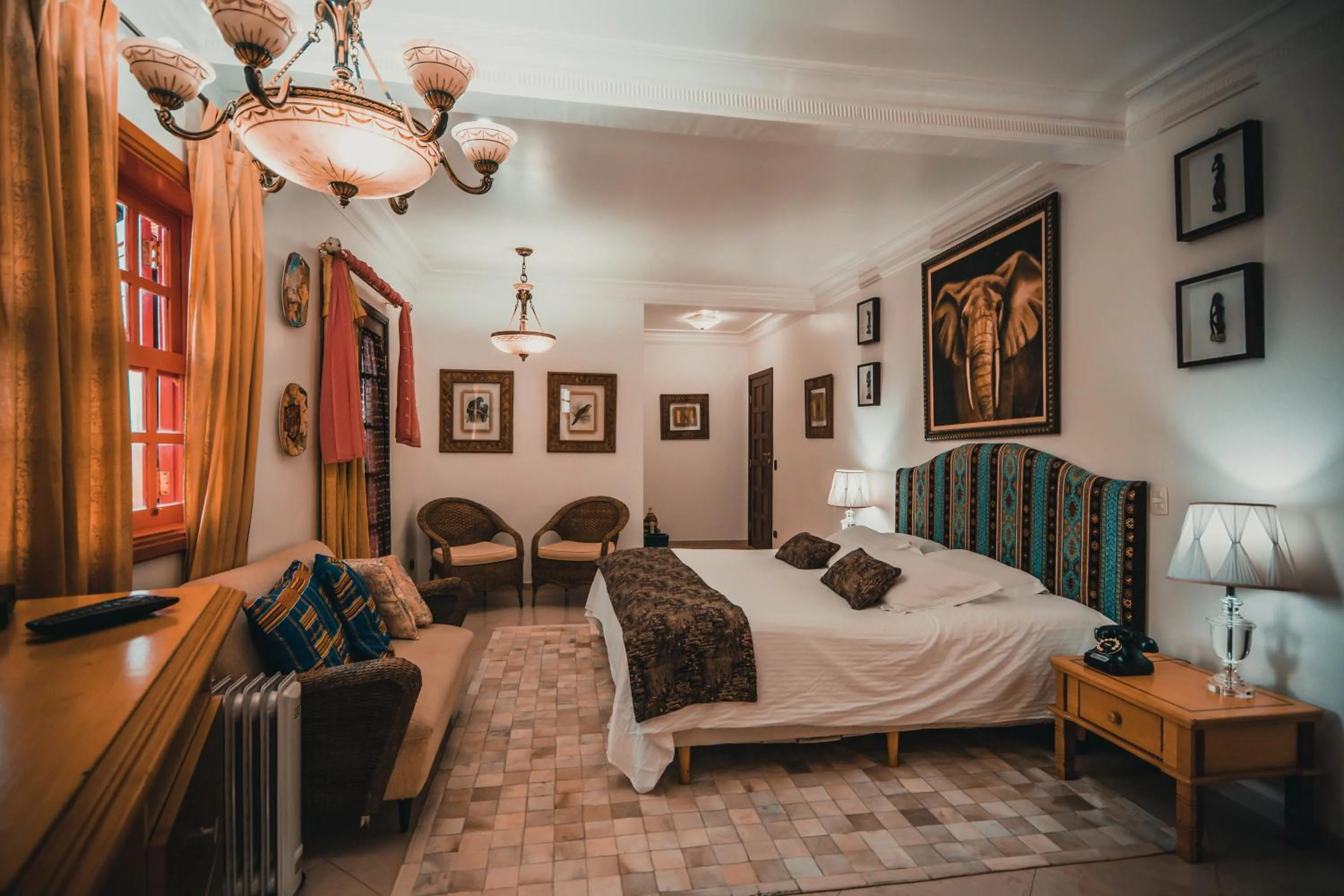 Bed in Pousada de Charme Vila Natal