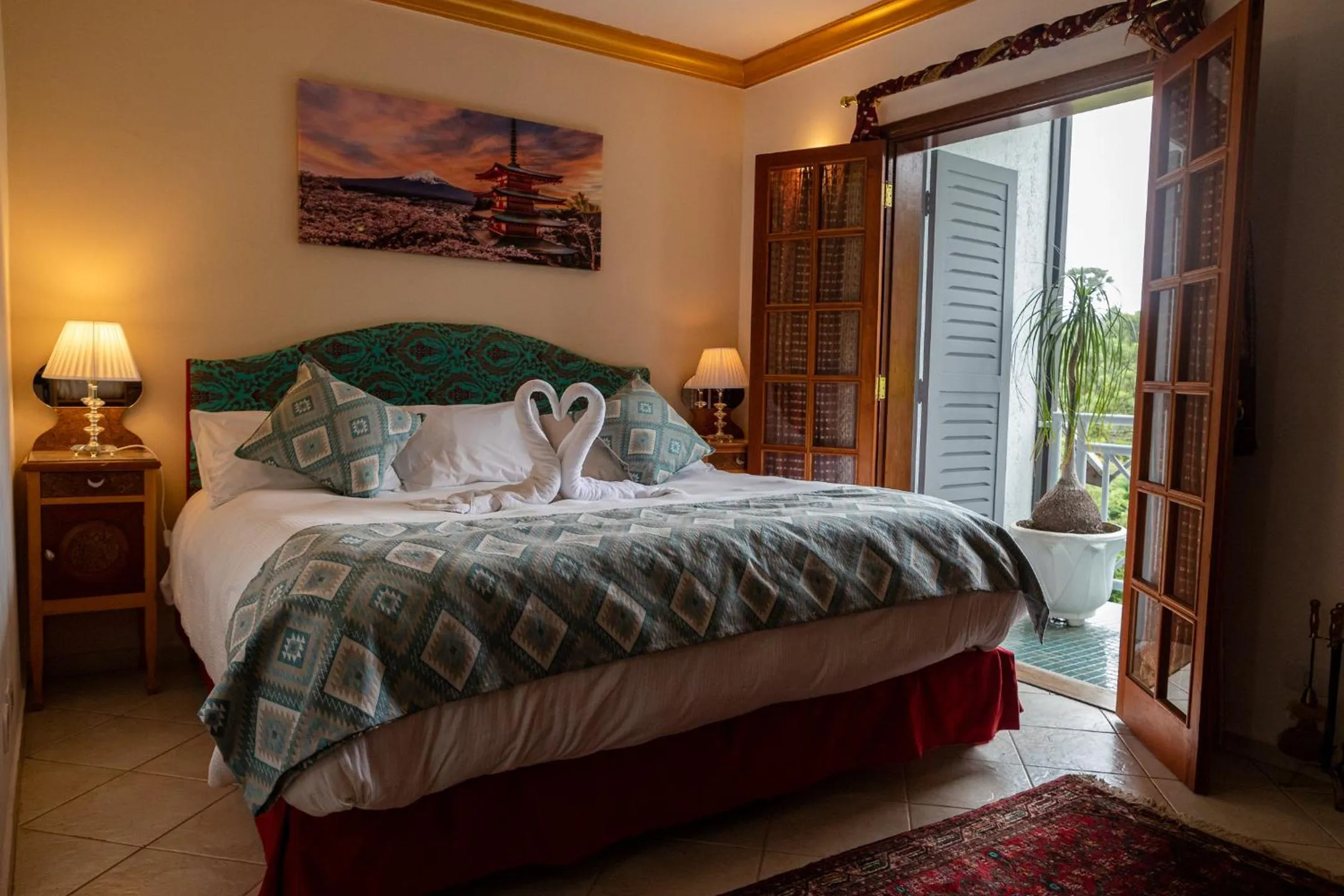 Bed in Pousada de Charme Vila Natal