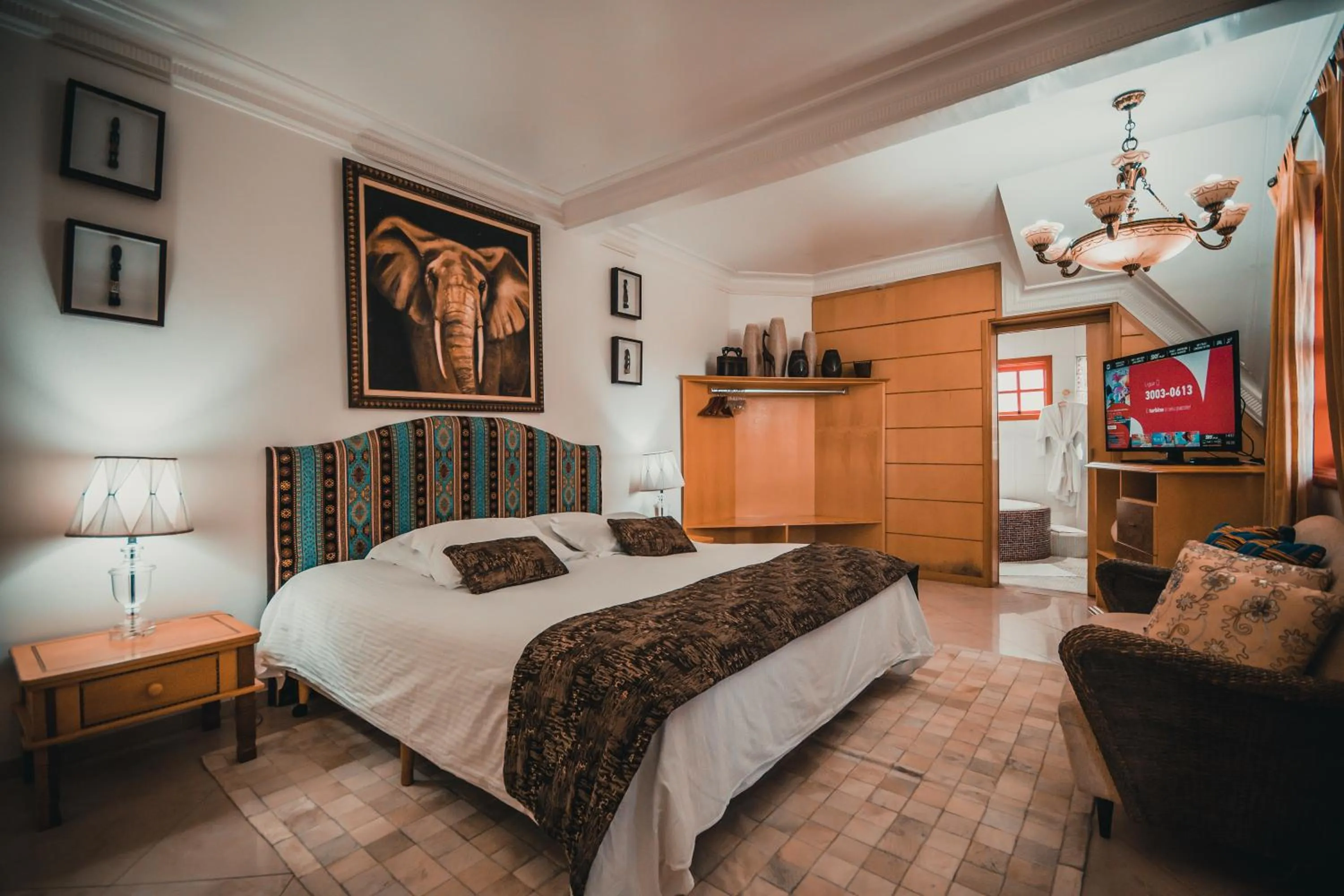 Bed in Pousada de Charme Vila Natal