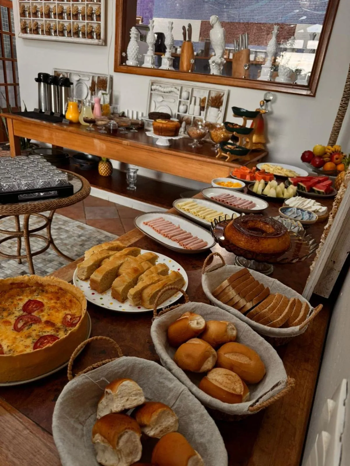 Breakfast in Pousada de Charme Vila Natal