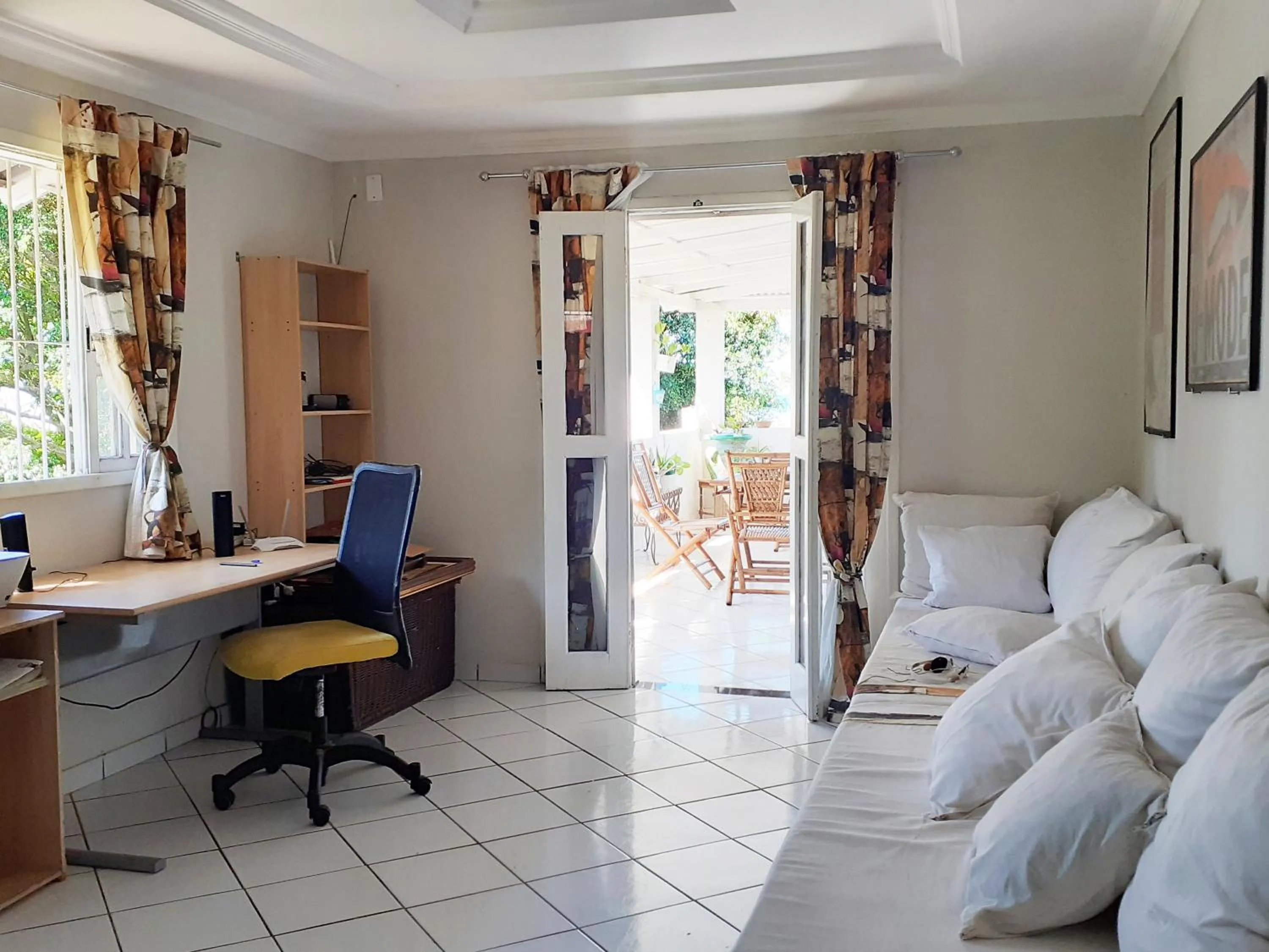 Living room in Casa na praia de Setiba com panorama fantástico