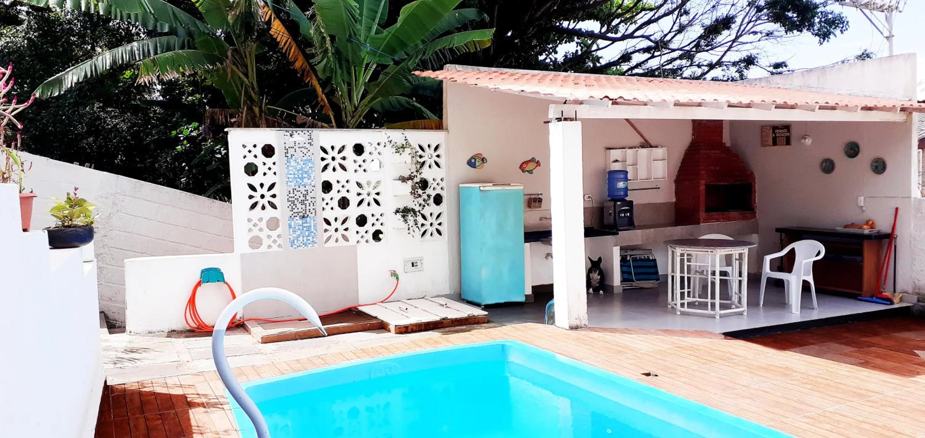 Shower in Casa na praia de Setiba com panorama fantástico