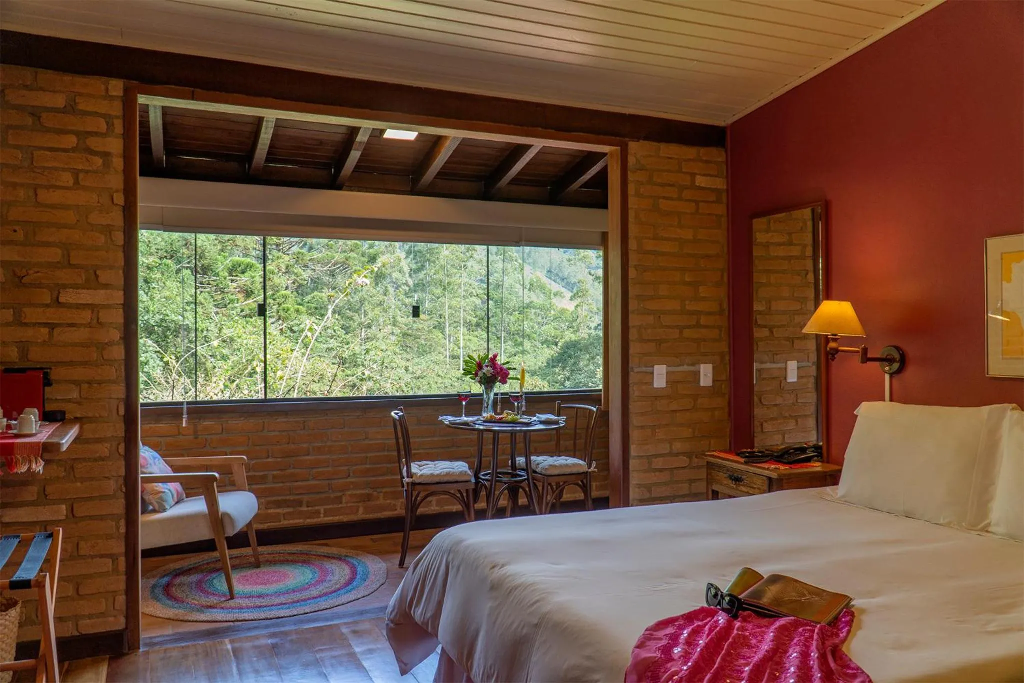 Bed in Pousada Tijupá