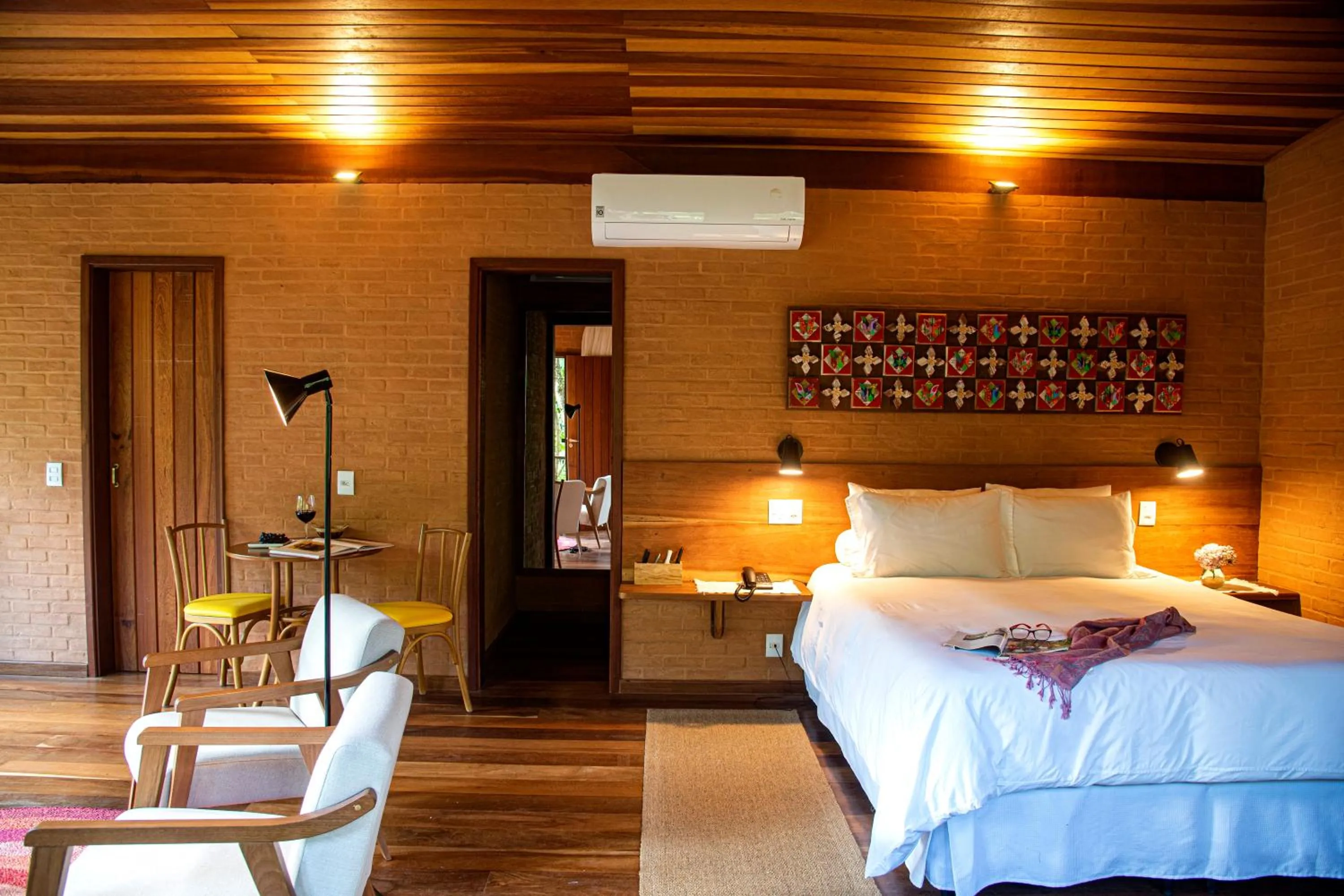 Bed in Pousada Tijupá