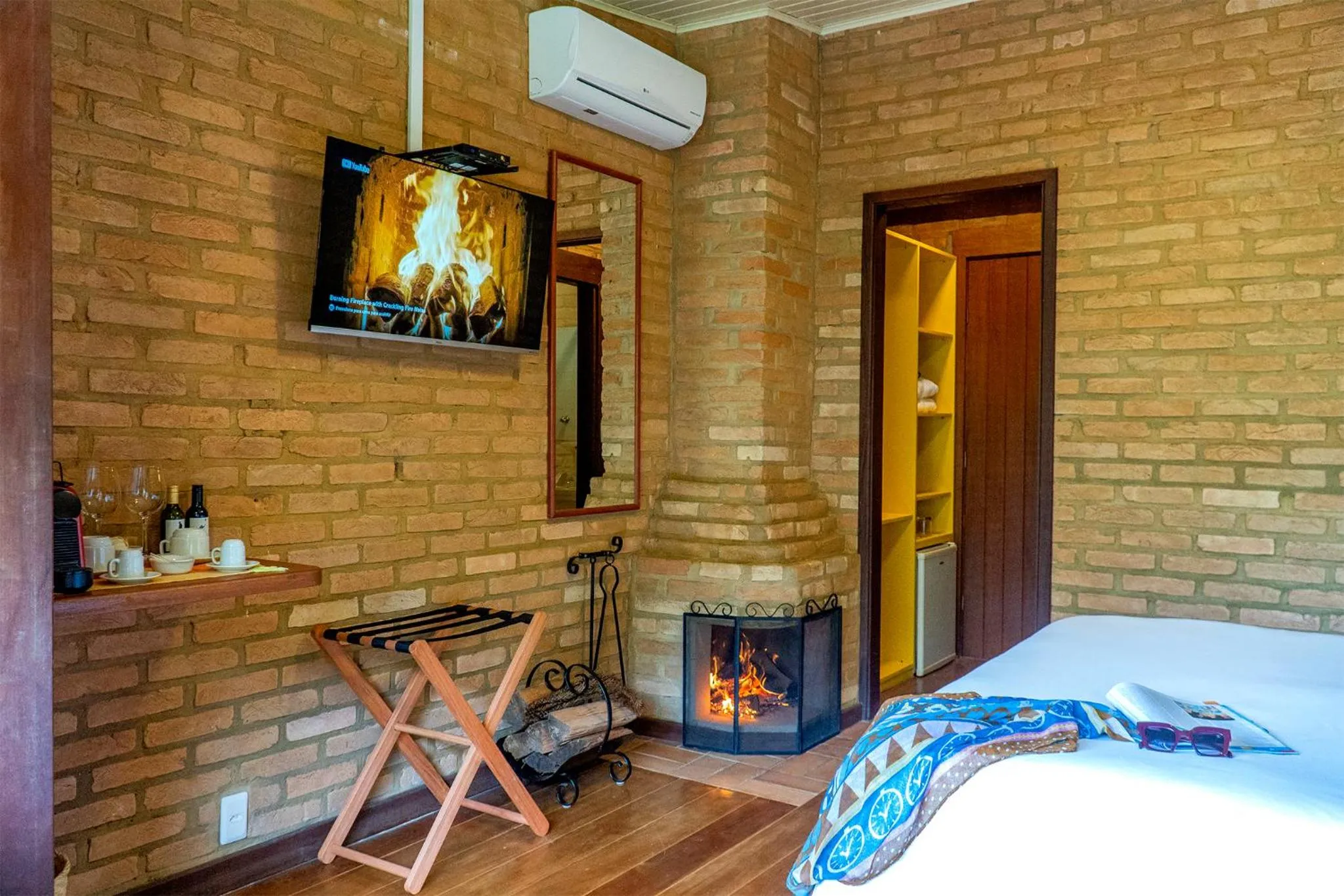 Bed in Pousada Tijupá