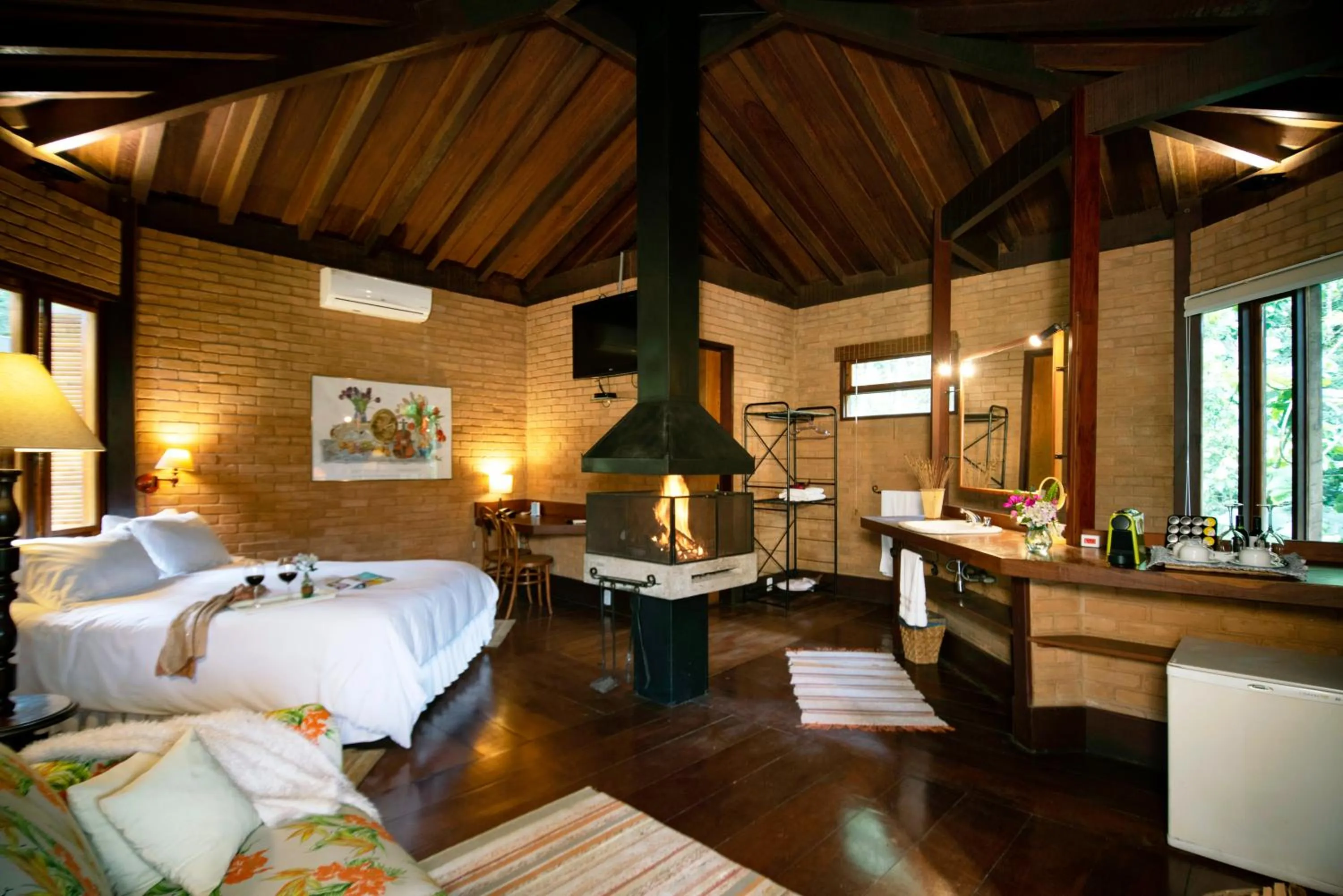 Bedroom, Bed in Pousada Tijupá