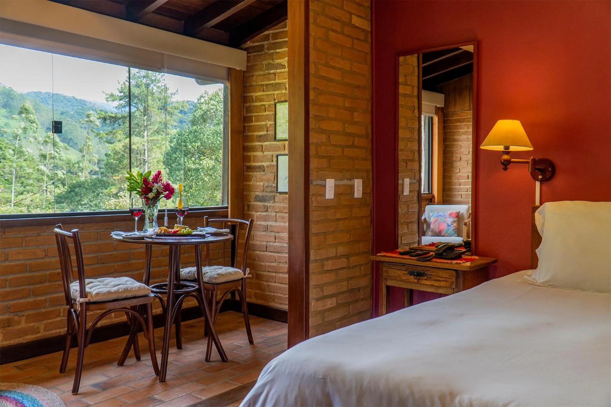 Bed in Pousada Tijupá