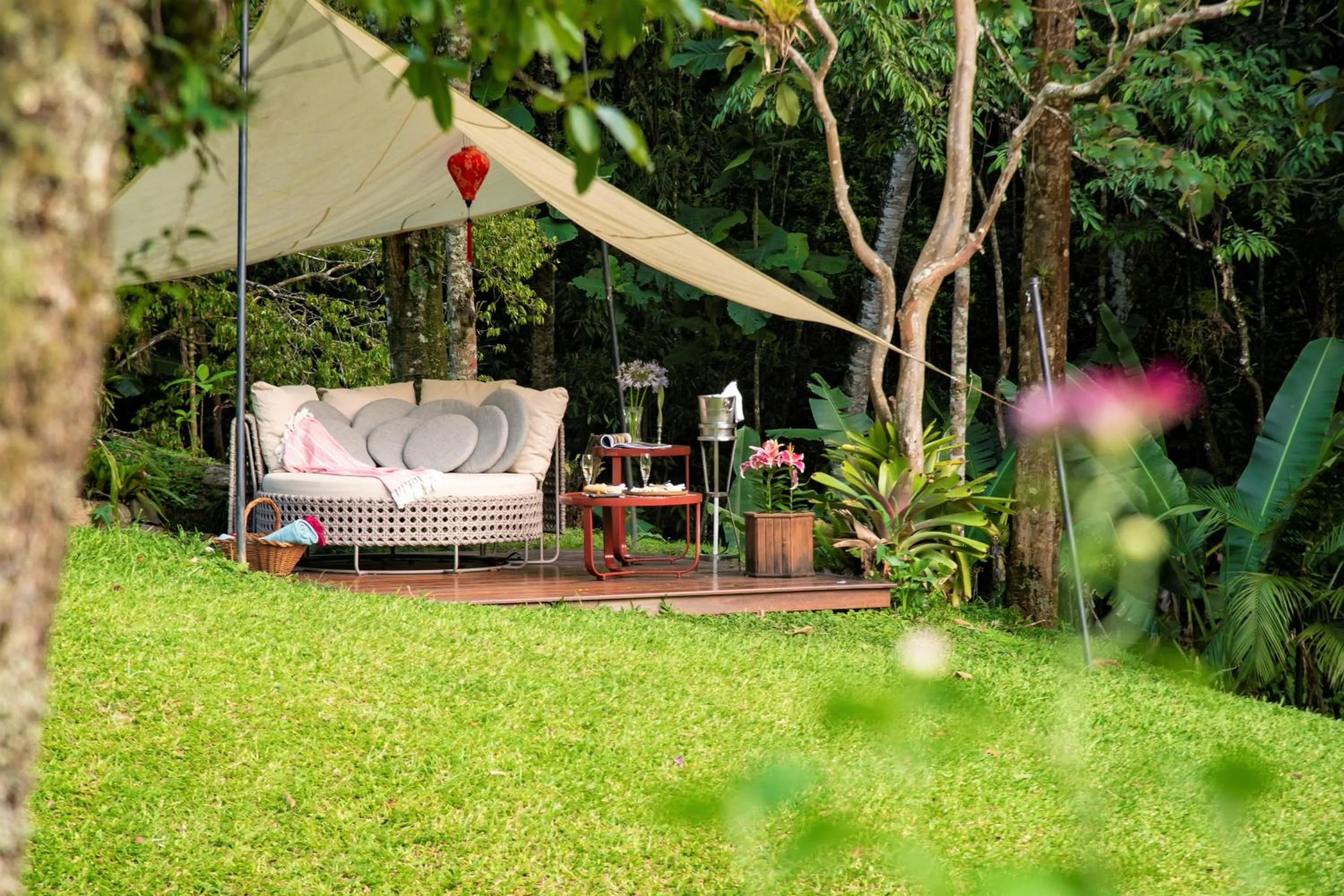 Garden in Pousada Tijupá