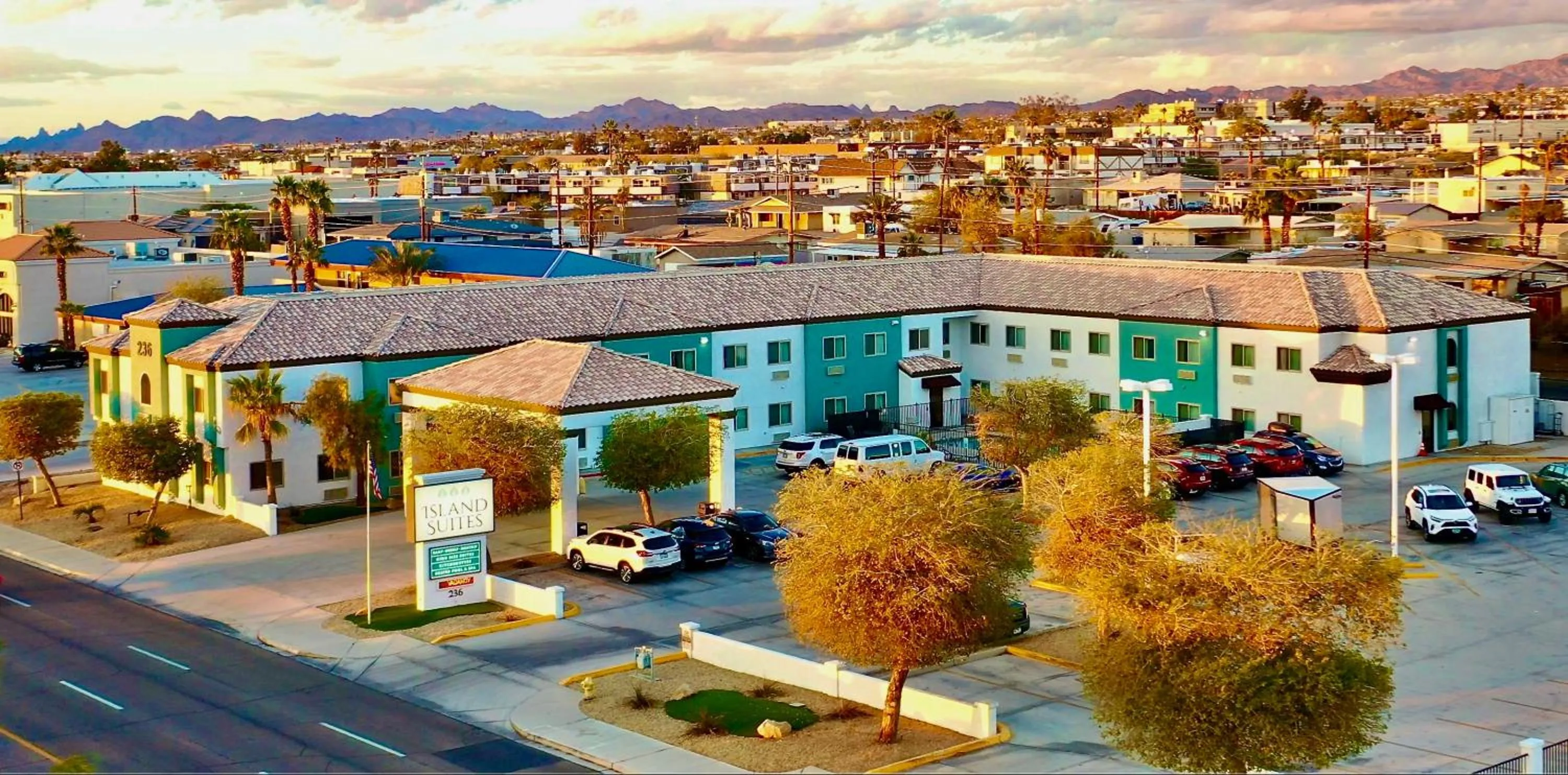 Property building in Island Suites