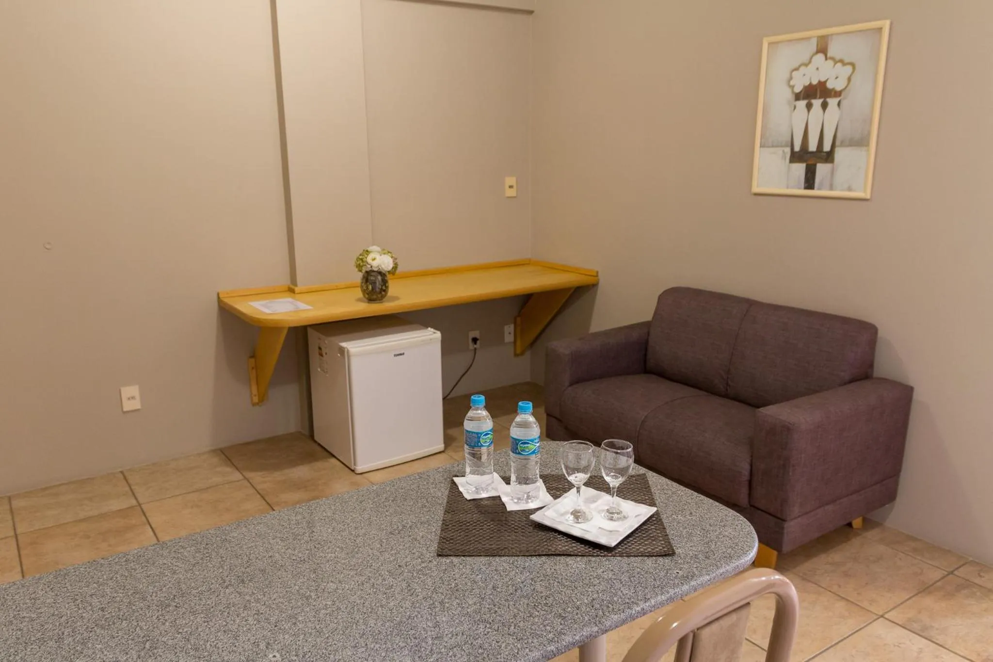 Living room in Maria Quitéria Hotel & Flat