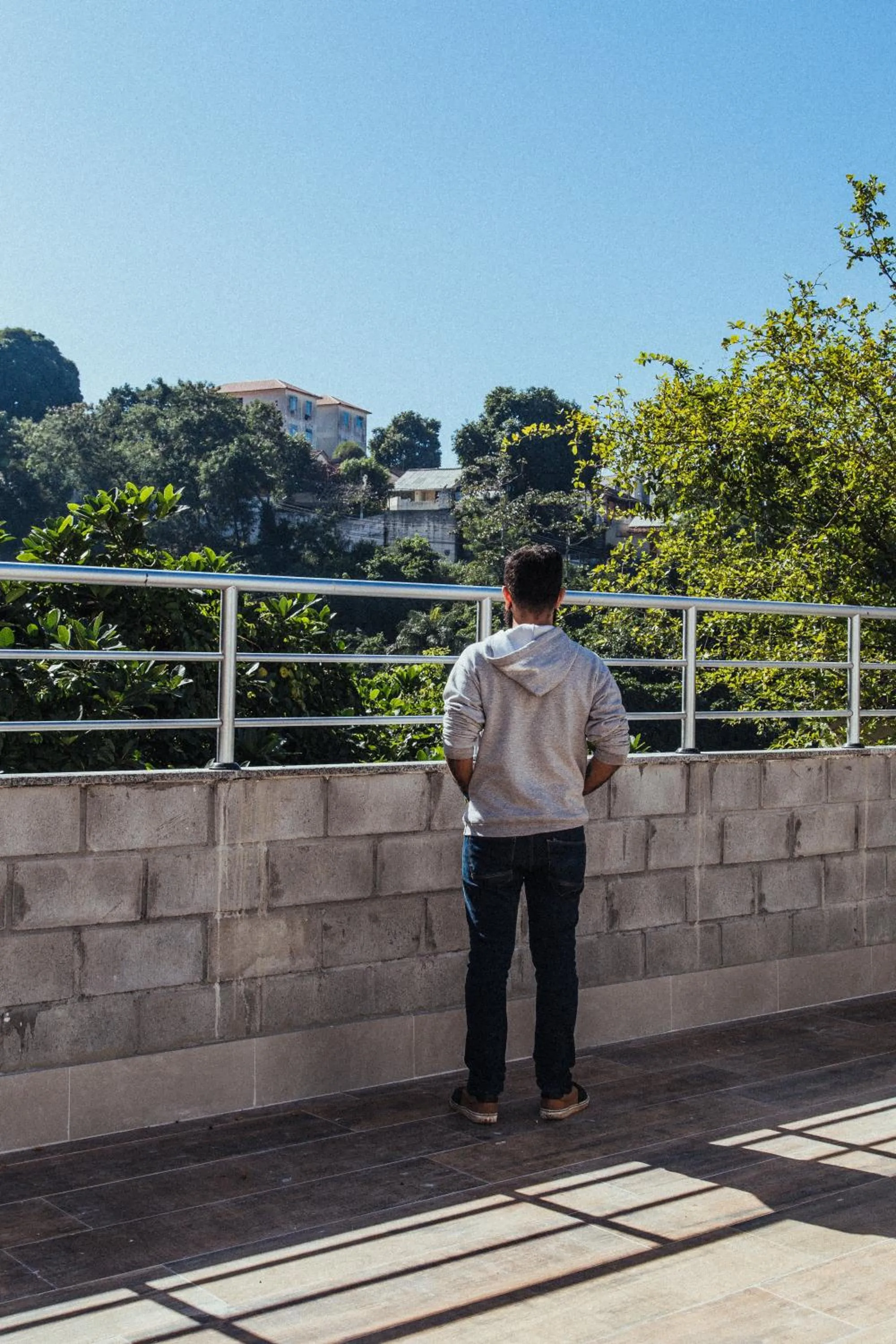 Balcony/Terrace in CabanaCopa Hostel