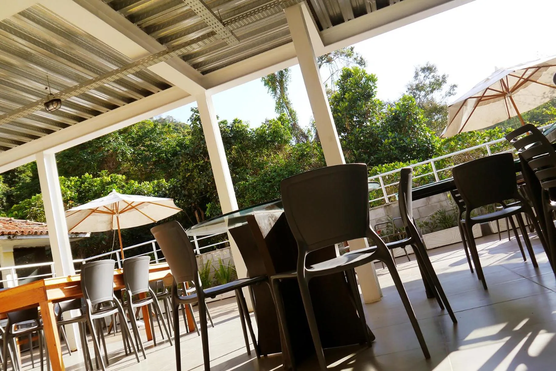 Patio in CabanaCopa Hostel