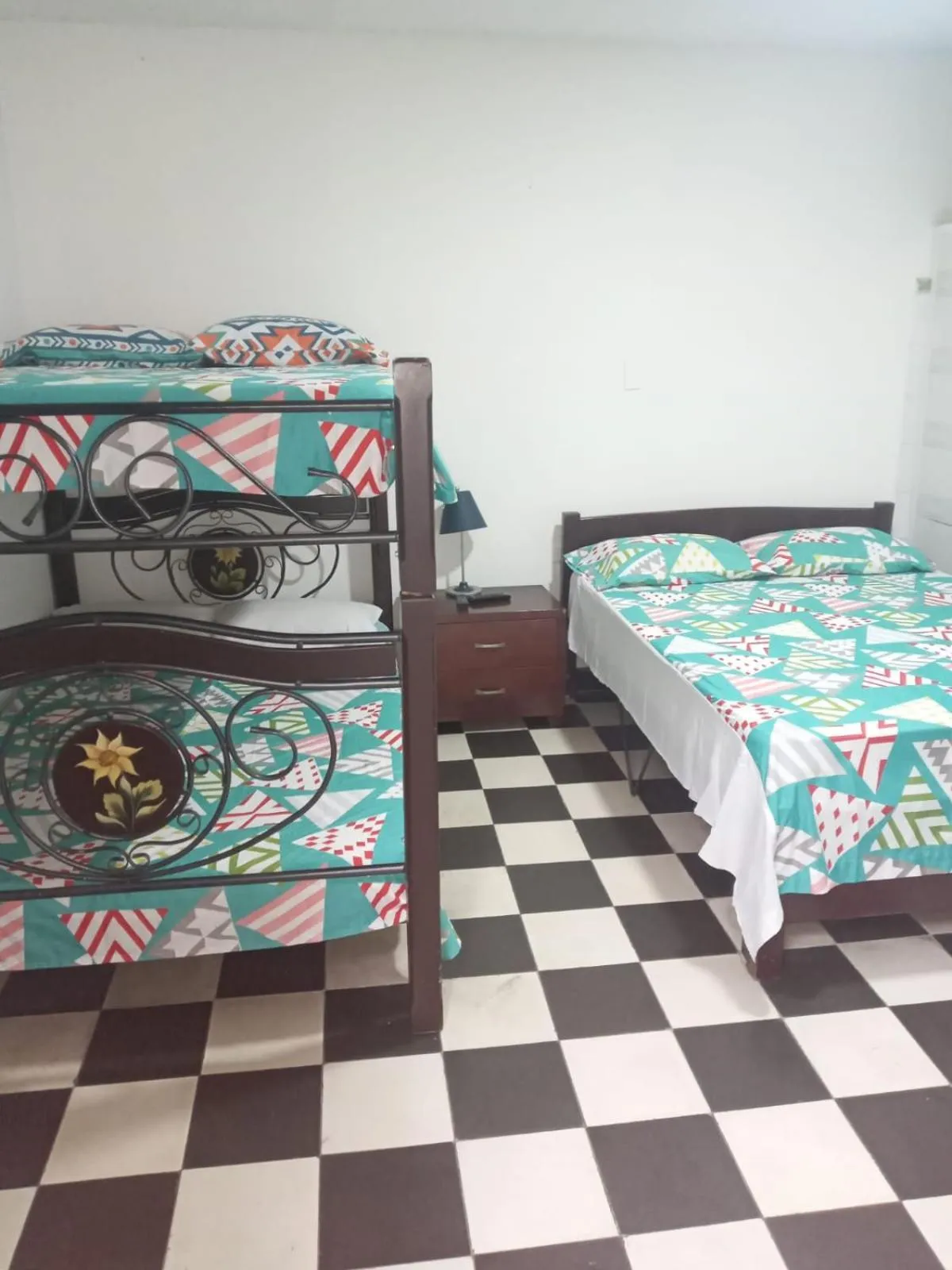 Bed in Hospedaje Santa Bárbara