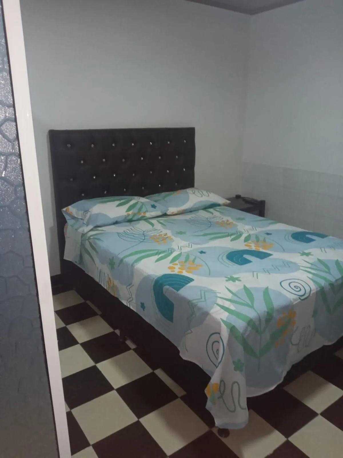 Bed in Hospedaje Santa Bárbara