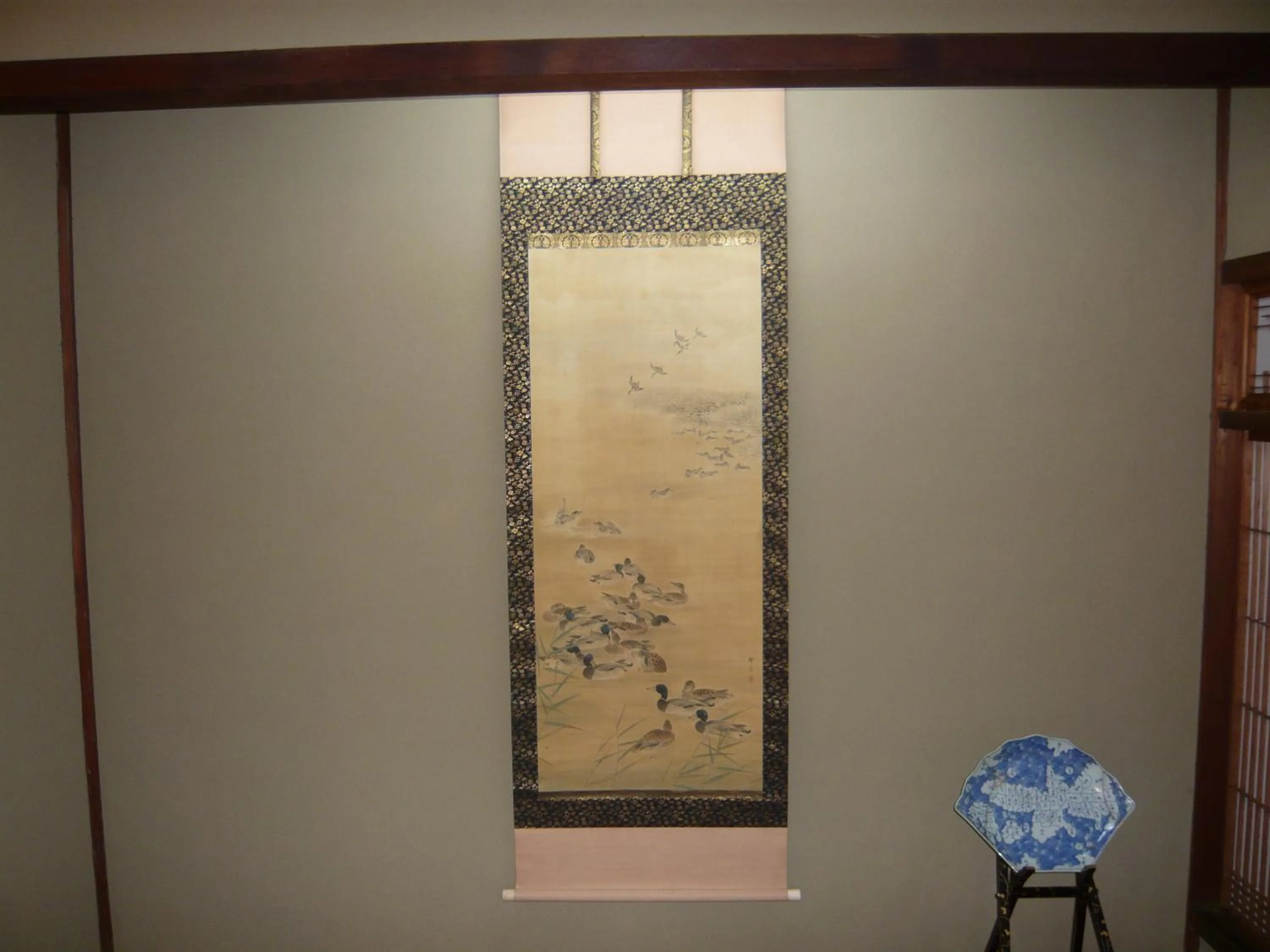 Decorative detail in Seikiro Ryokan Historical Museum Hotel