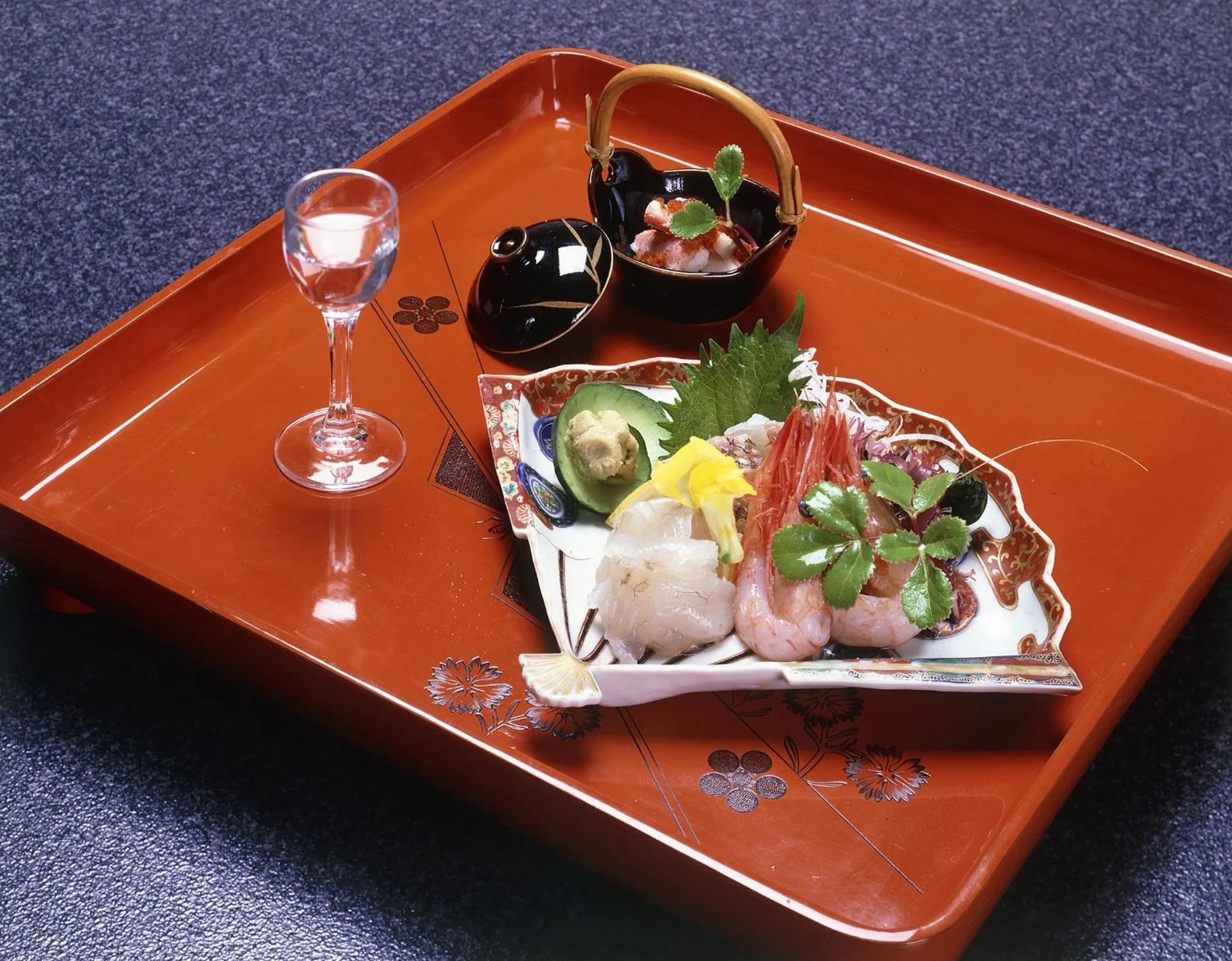 Food close-up in Seikiro Ryokan Historical Museum Hotel