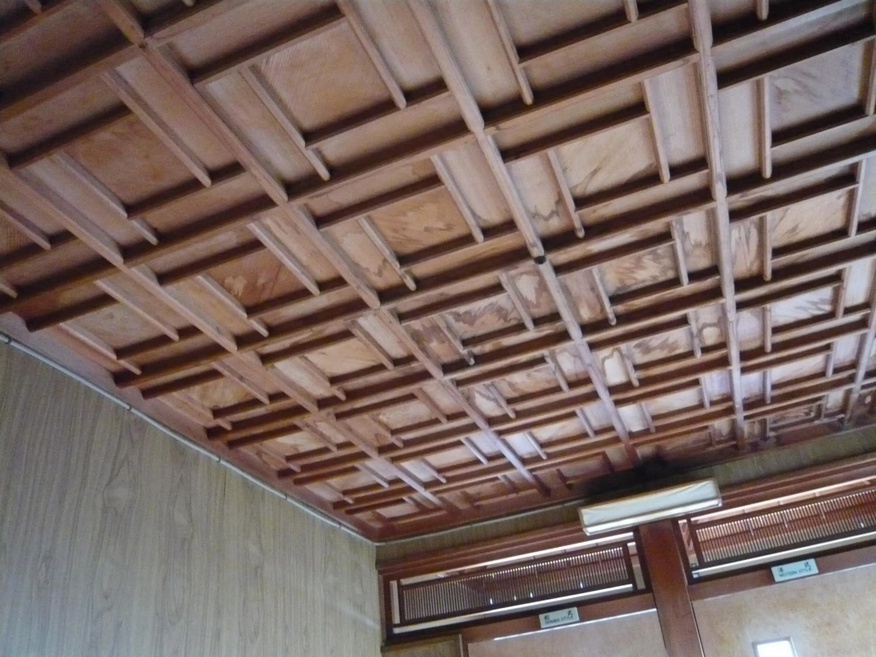 Decorative detail in Seikiro Ryokan Historical Museum Hotel