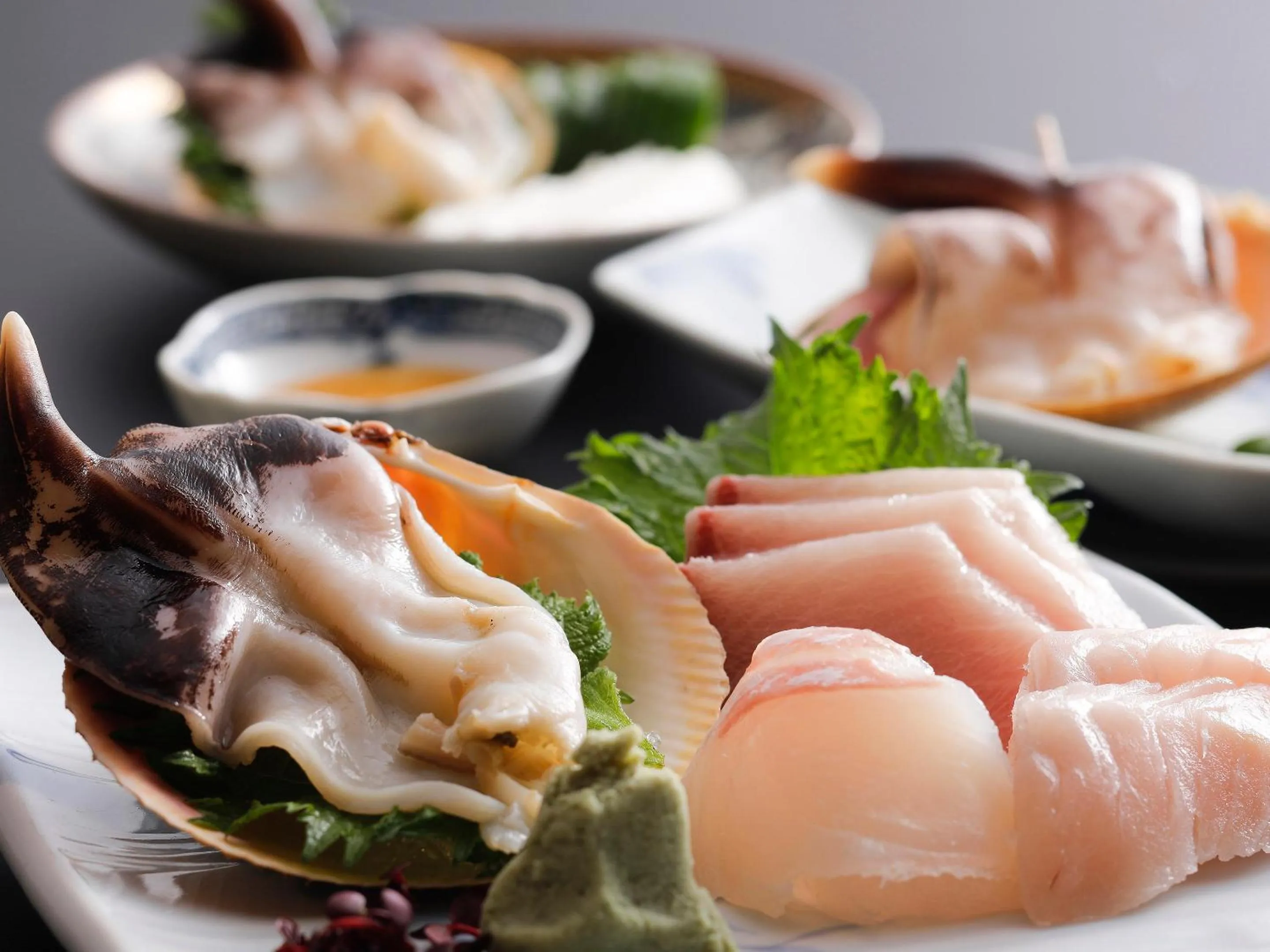 Food close-up in Seikiro Ryokan Historical Museum Hotel