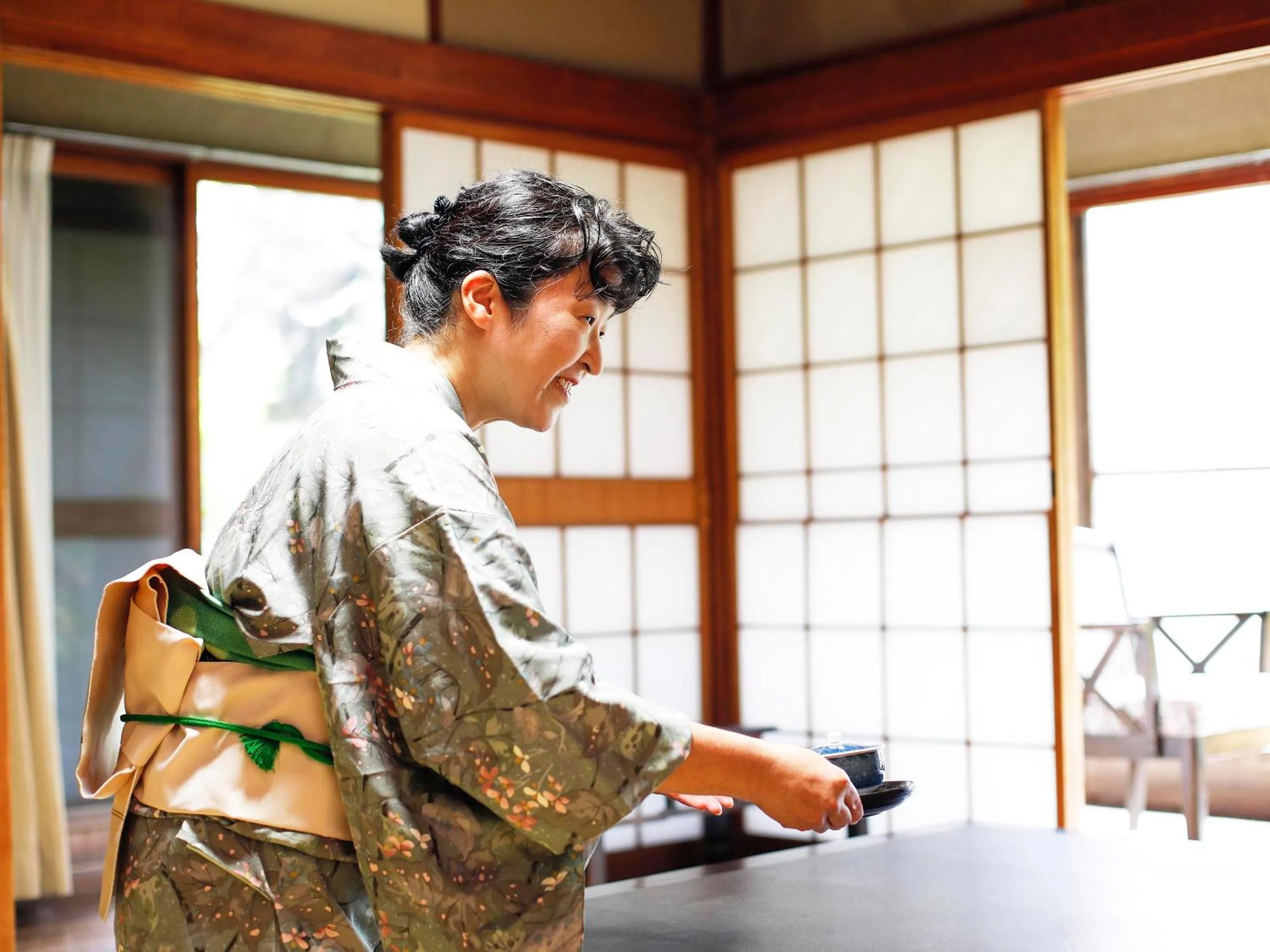 Staff in Seikiro Ryokan Historical Museum Hotel
