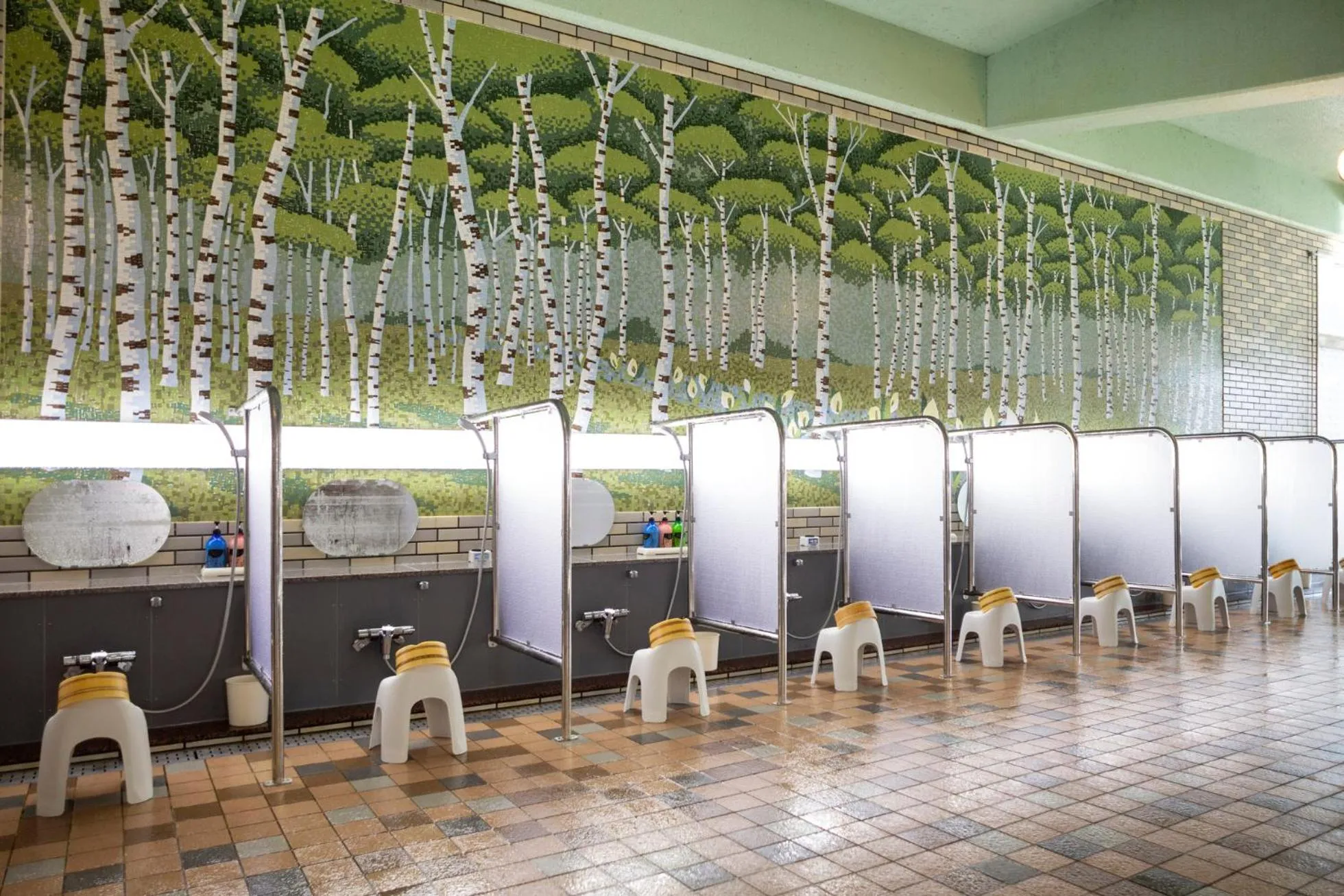 Hot Spring Bath in Hotel Abashirikoso
