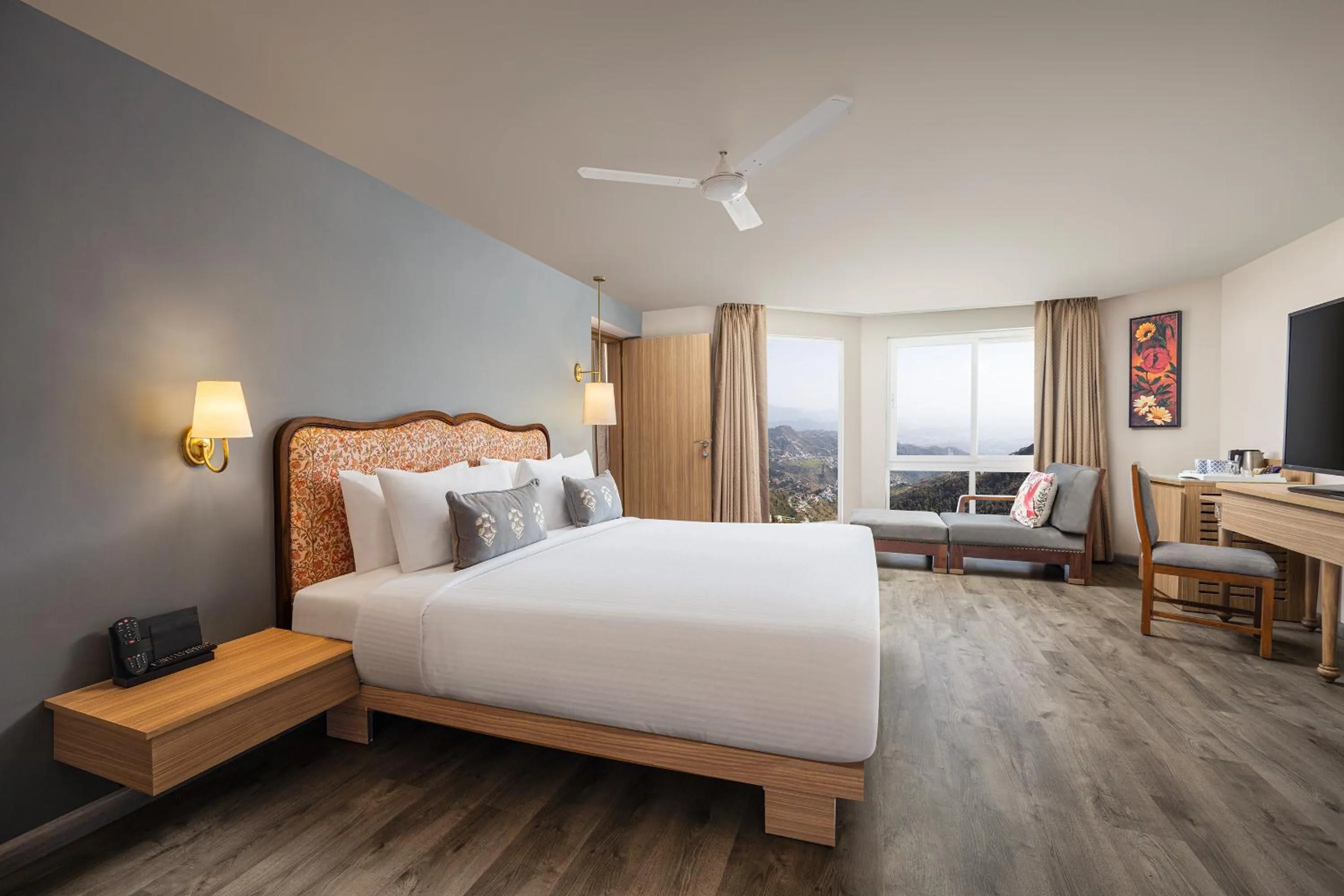 Bedroom, Bed in Fortune Resort Grace, Mussoorie - Member ITC Hotels' Group