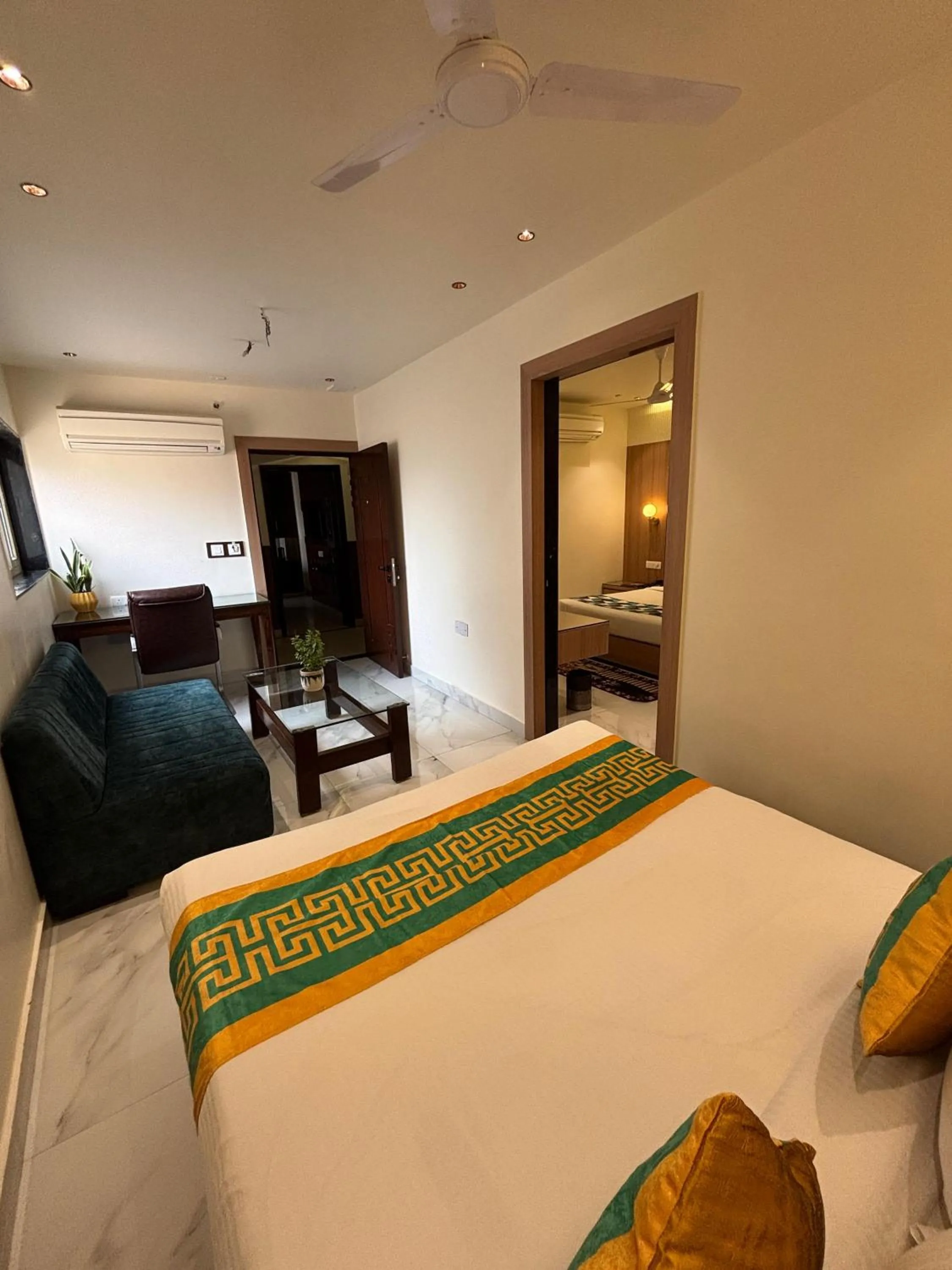 Bed in Taj Inn Hotel