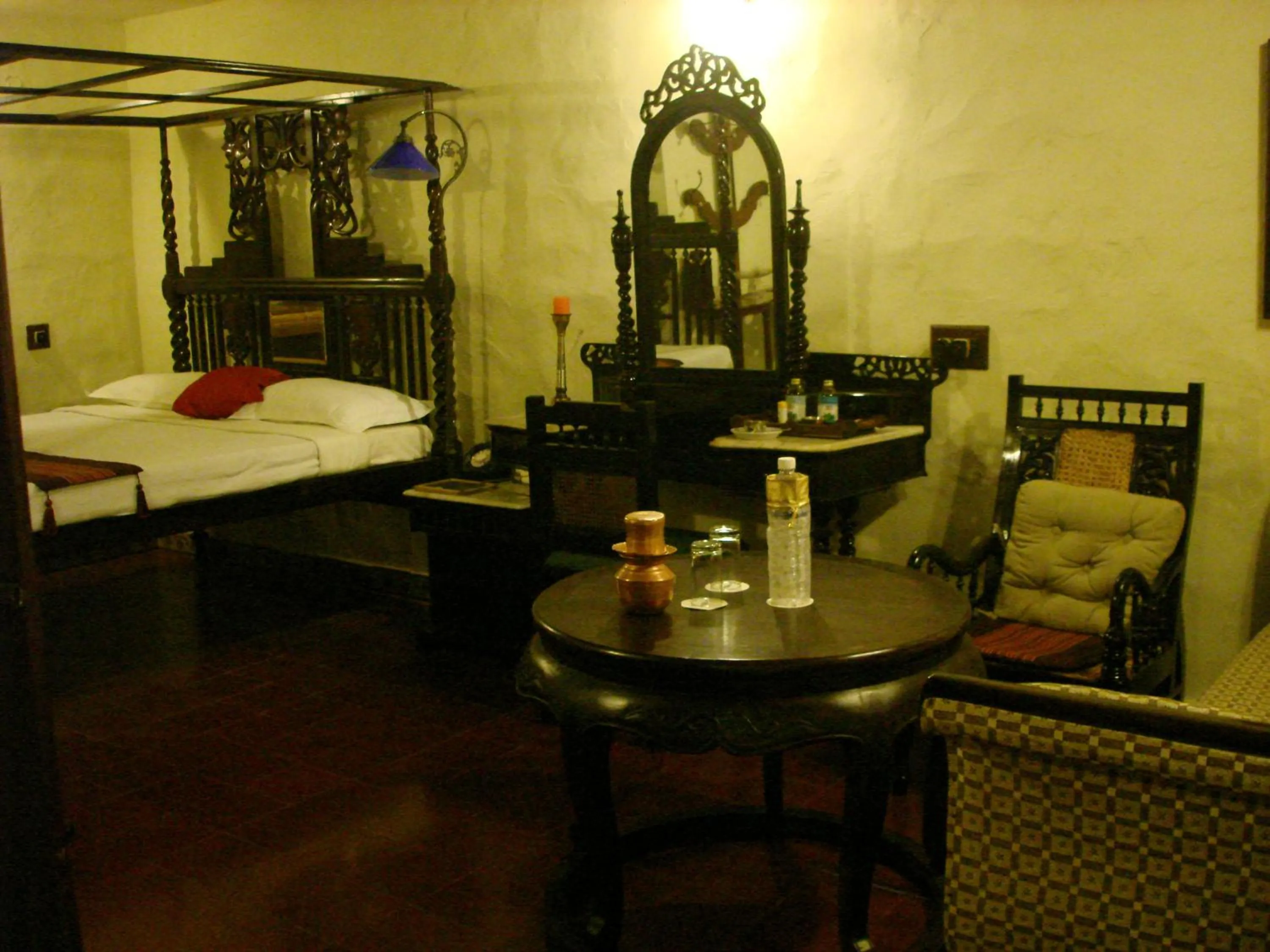 Bed in Indeco Hotels Swamimalai