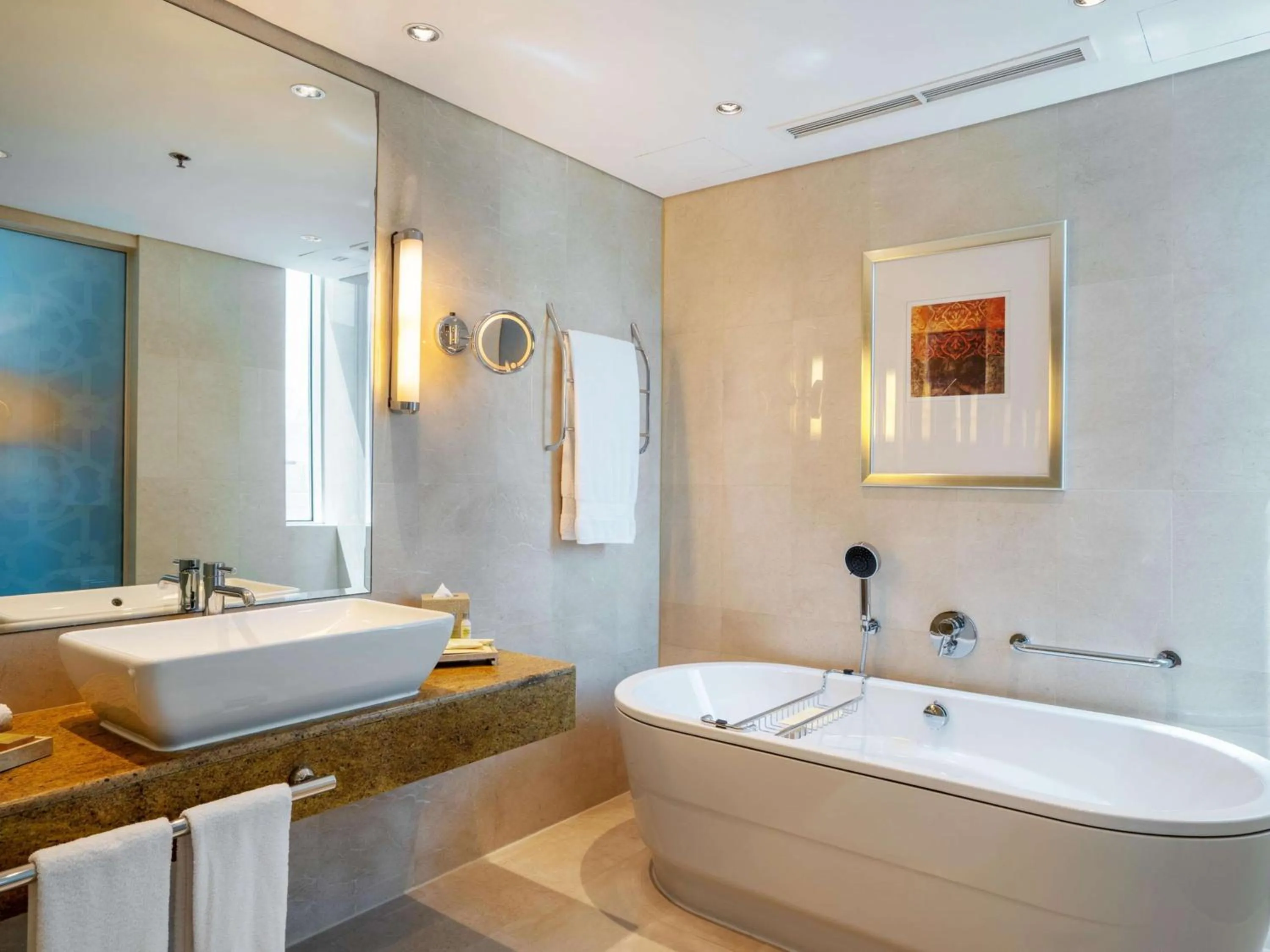 Bathroom in Hilton Doha